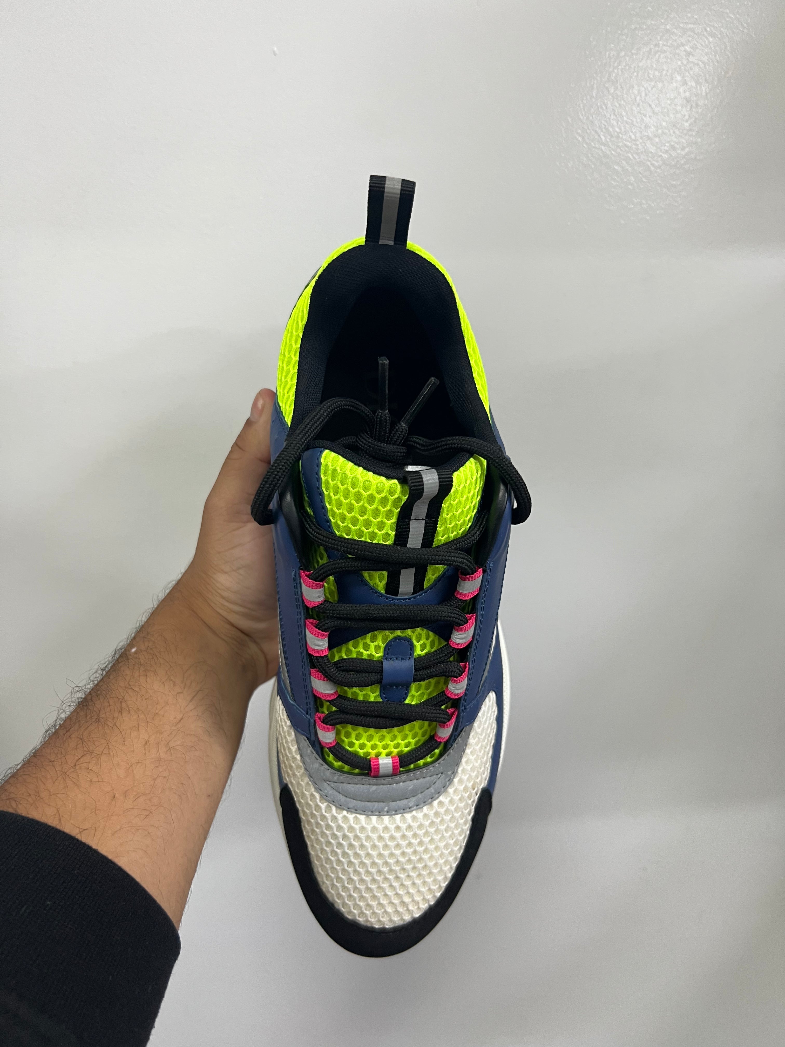 Dior Navy Lime B22 Sneakers