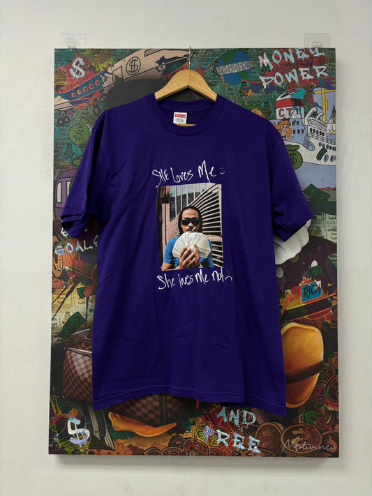 Supreme Max B Tee Purple New Medium