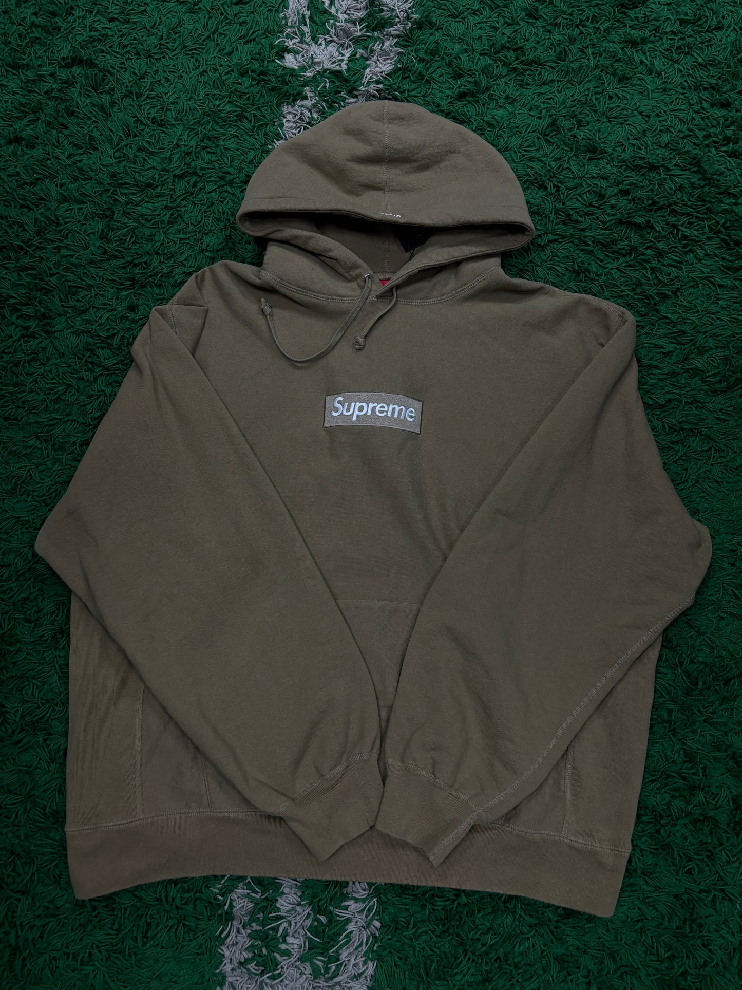 Supreme Box LoGo Tan Used XXl