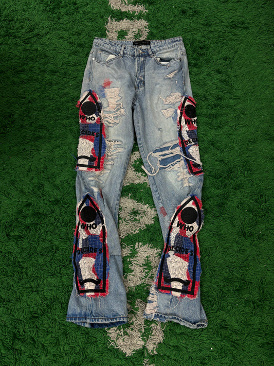 WDW Glory Denim Light Wash Used 30
