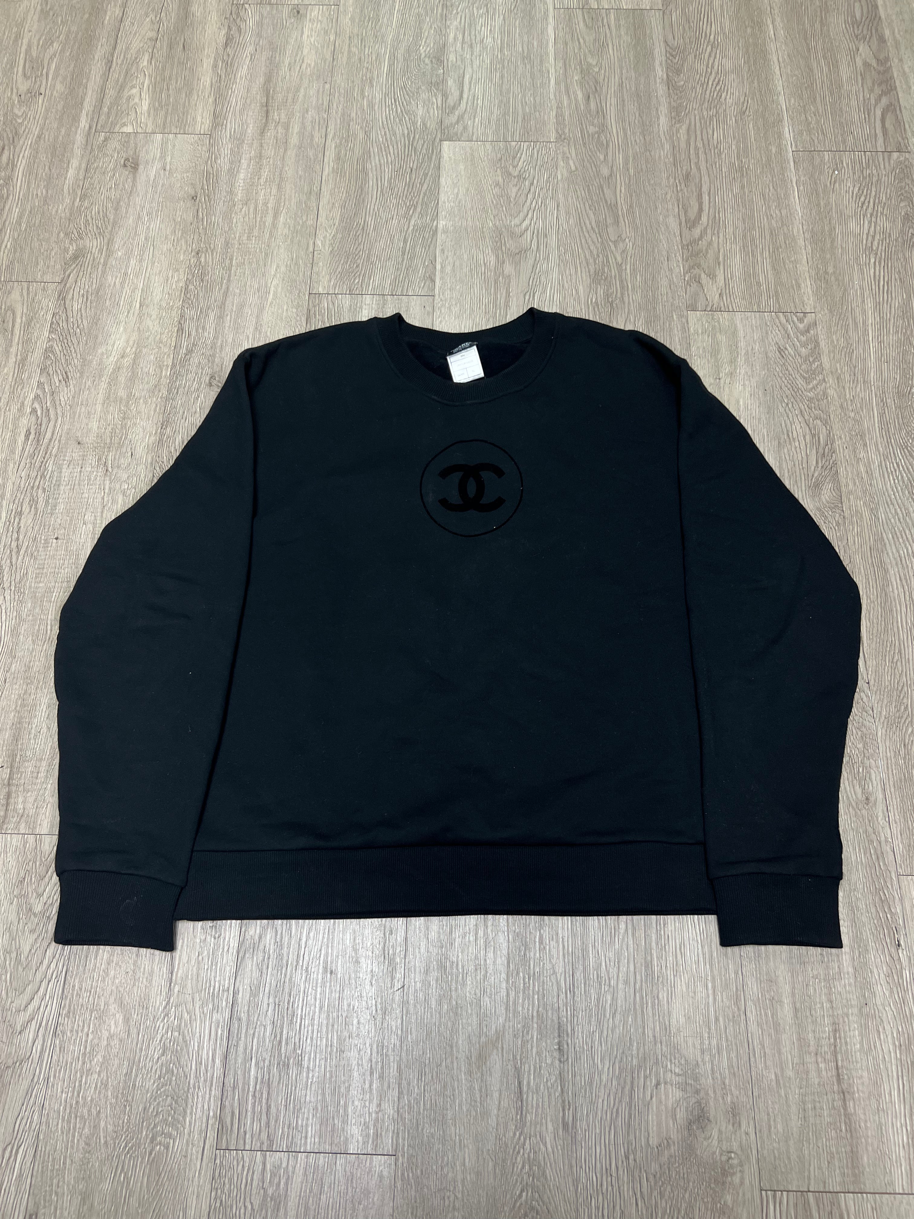 Chanel Black Uniform Crewneck