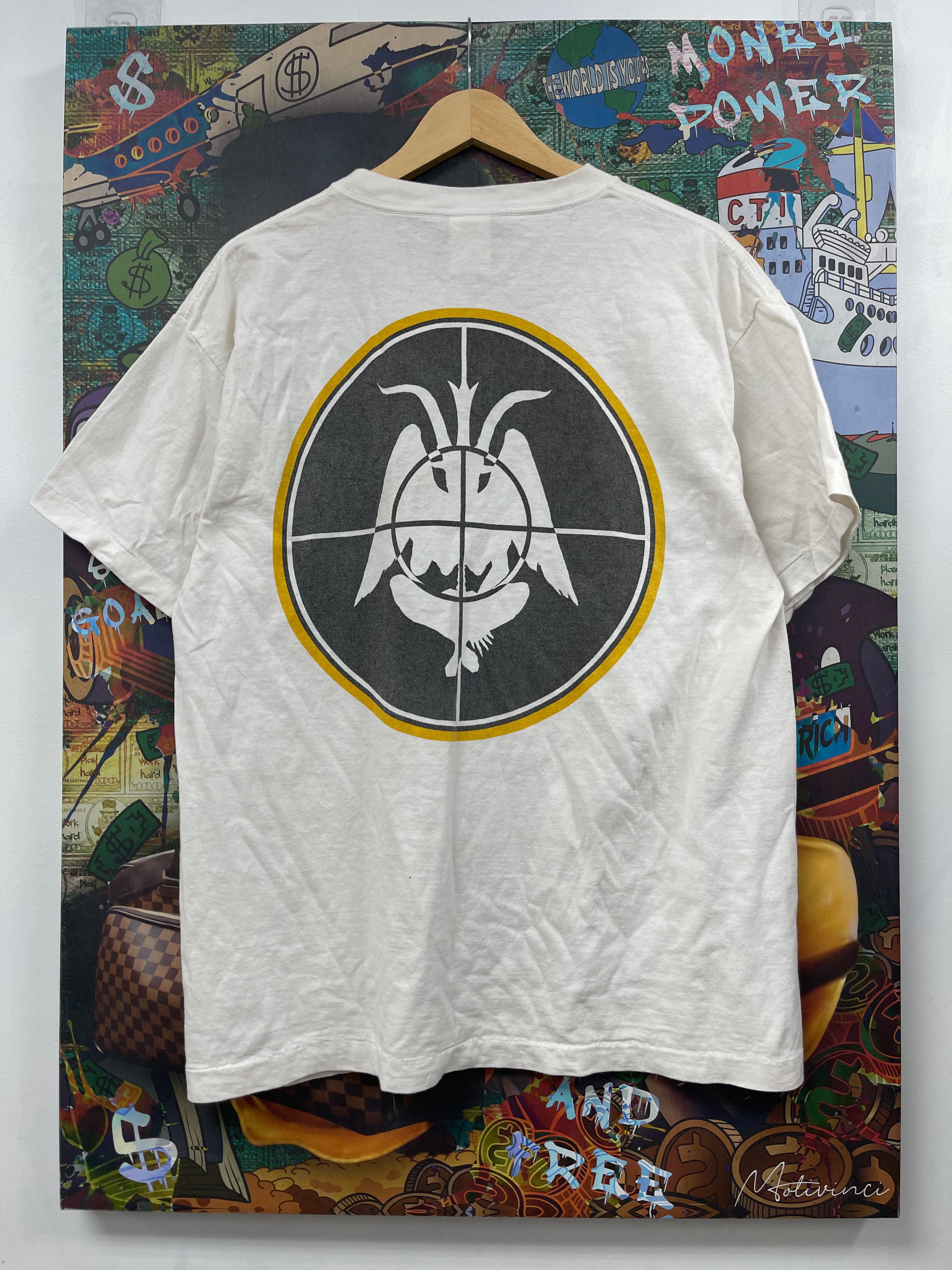 Saint Michael White Yellow Demon Killer Tee