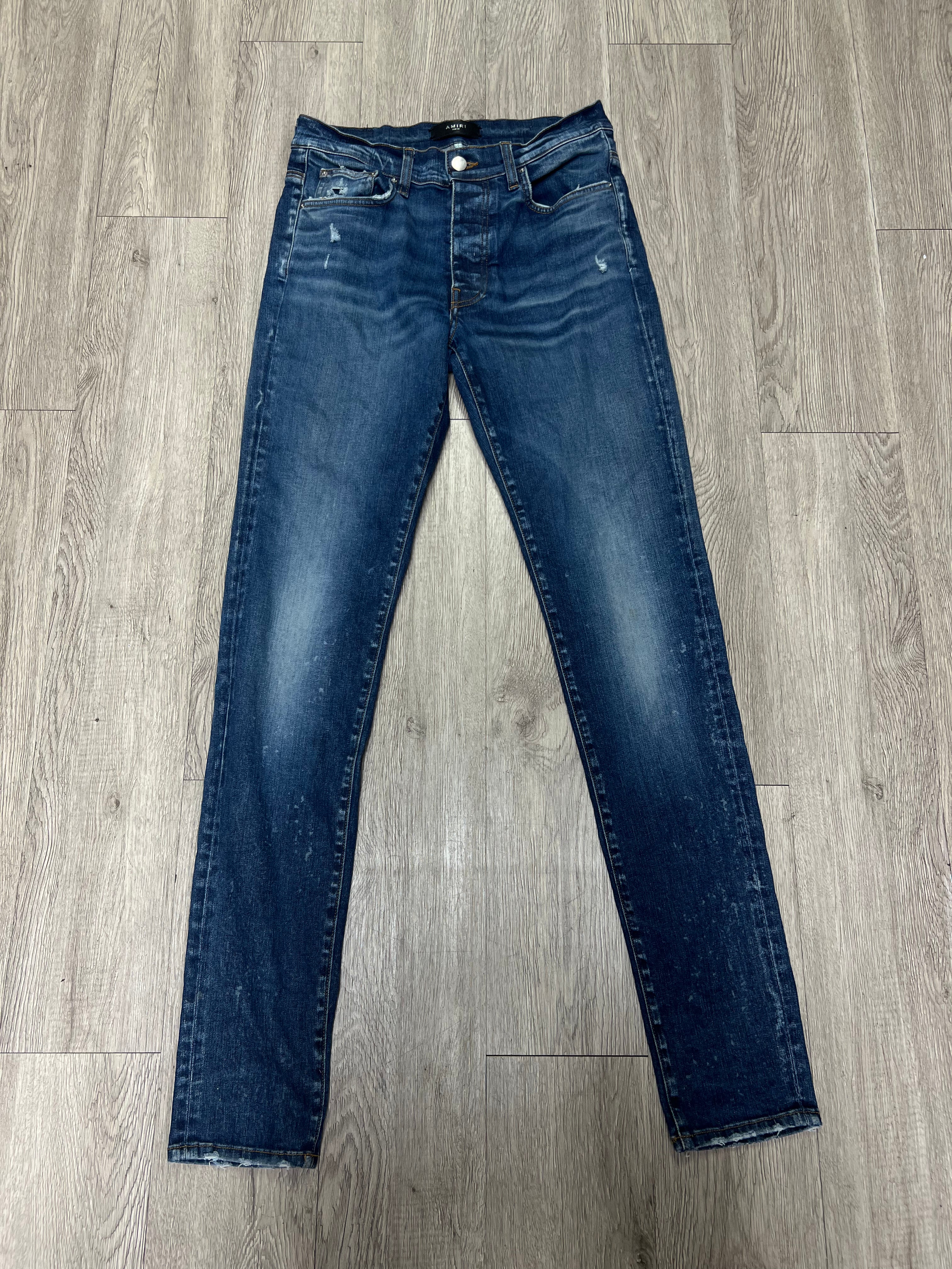 Amiri Deep Classic Plain Jeans