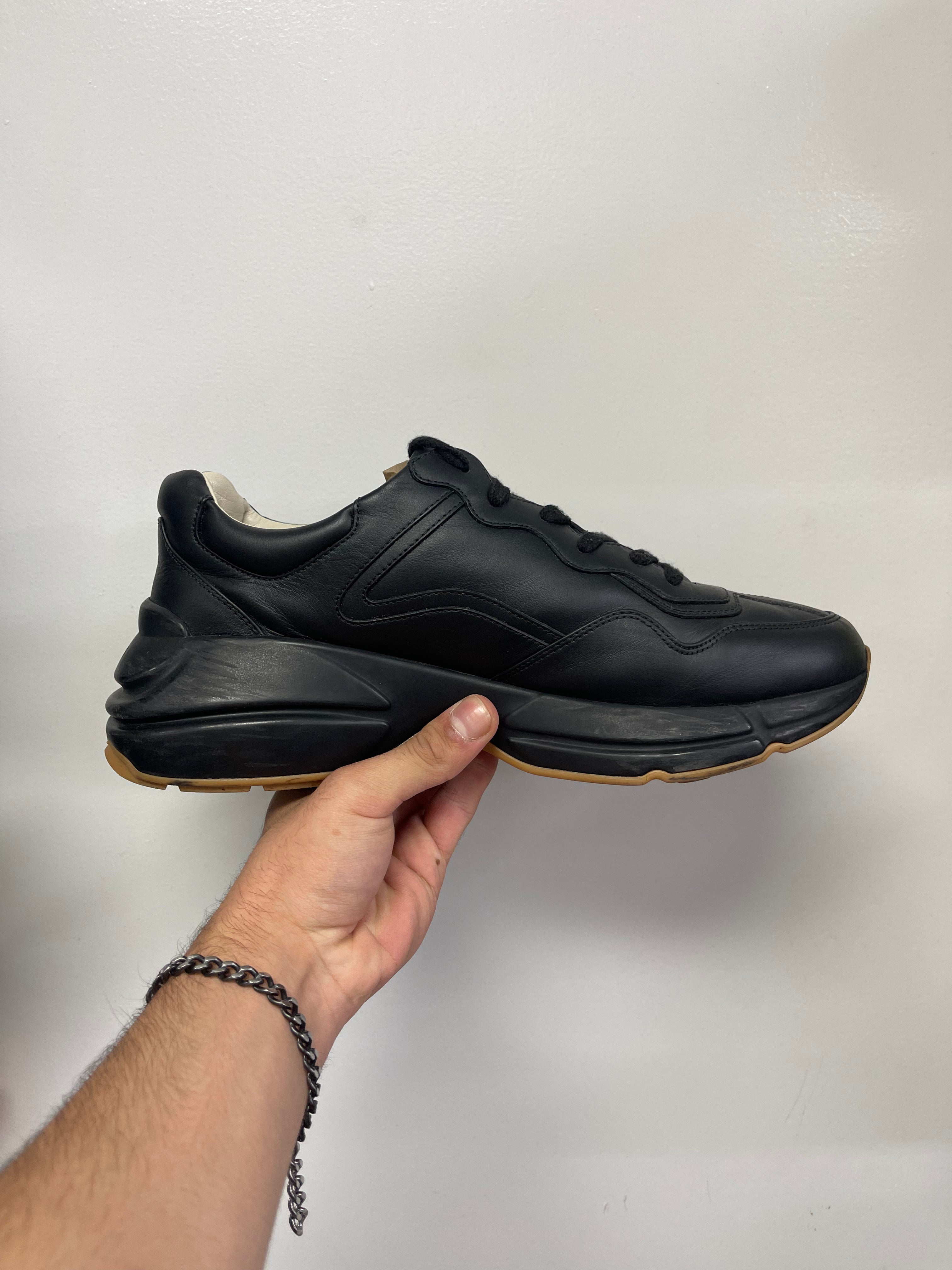 Gucci Black Multi Logo Sneakers