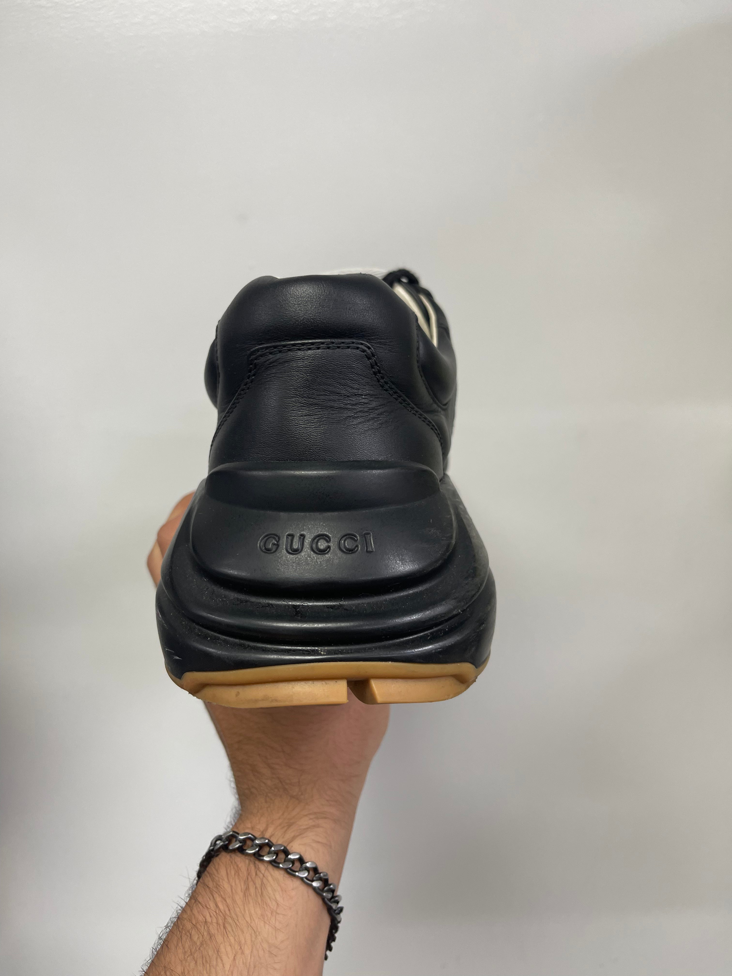 Gucci Black Multi Logo Sneakers