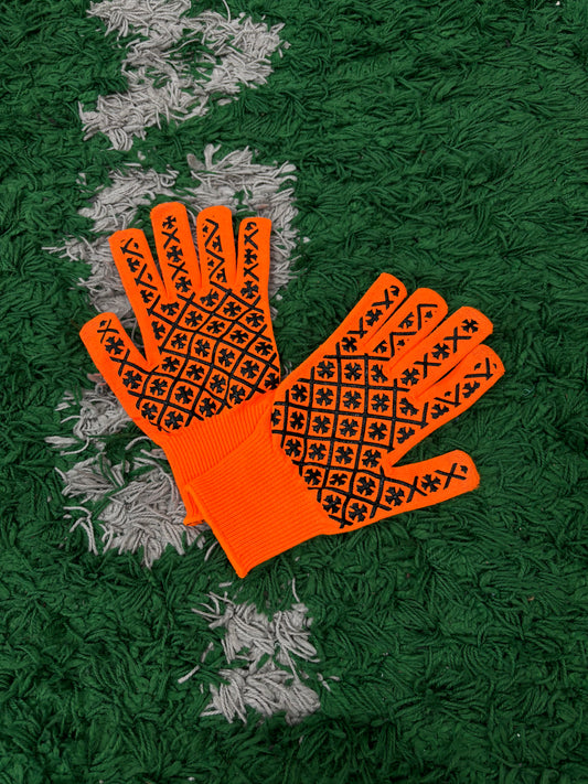 Chrome Hearts Gloves Orange Used Large
