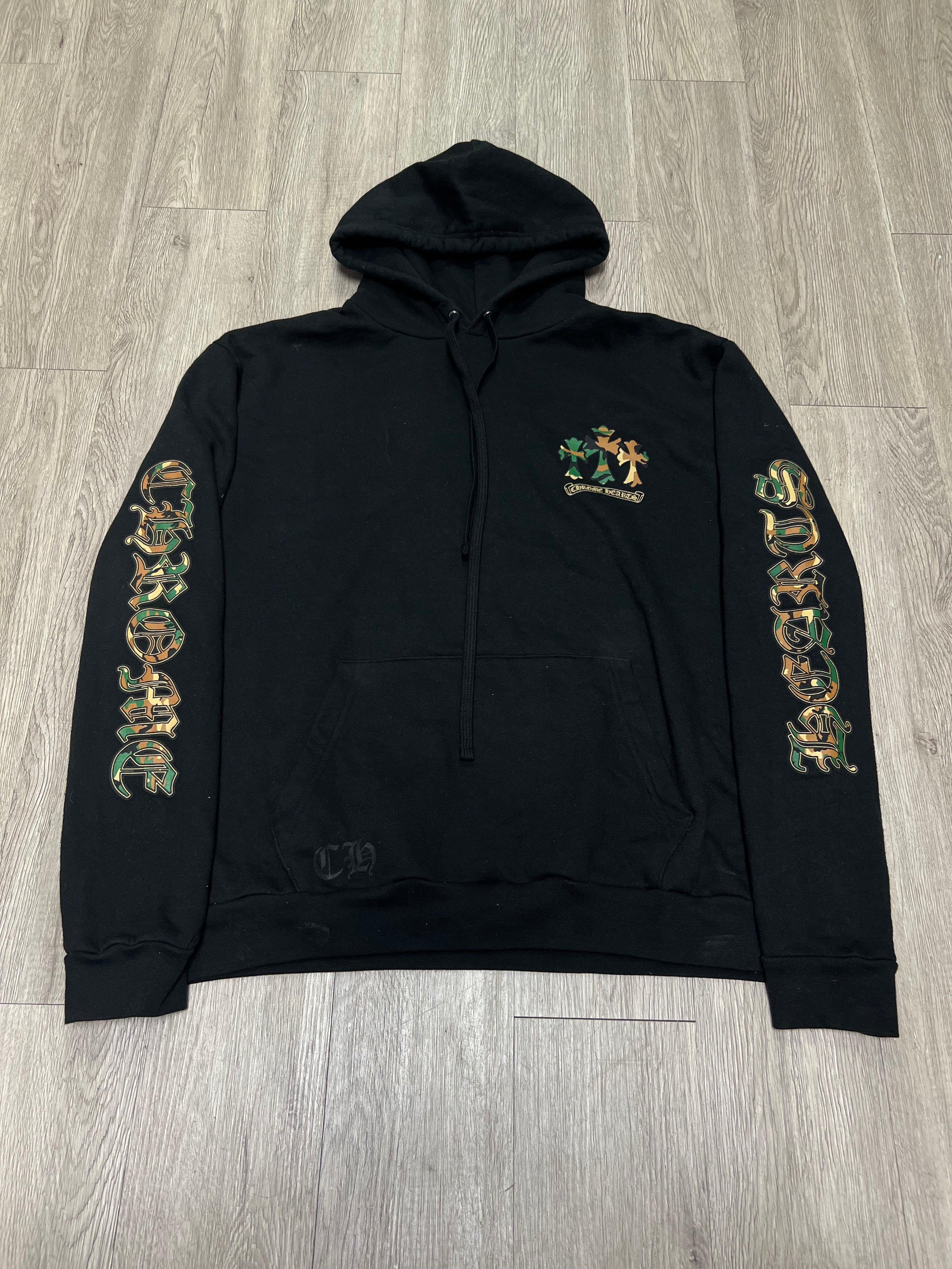 Chrome  Hearts Black Camo King Taco Hoodie