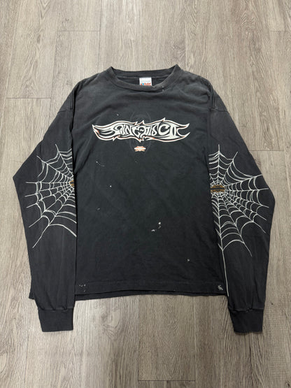 Saint Michael Insanity Grey Red LS Tee