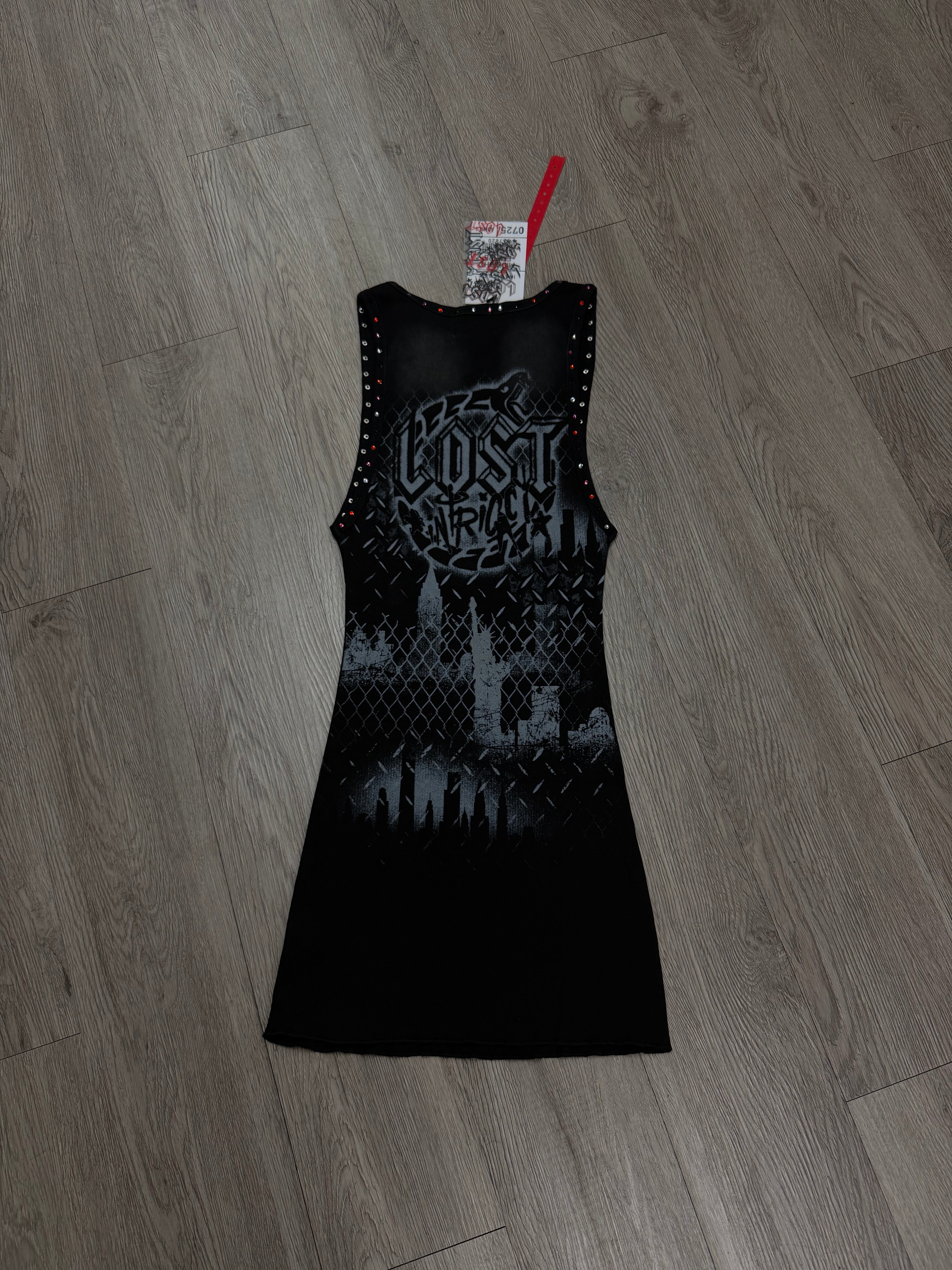 Lost Intricacy 'Shadowline' Black Dress
