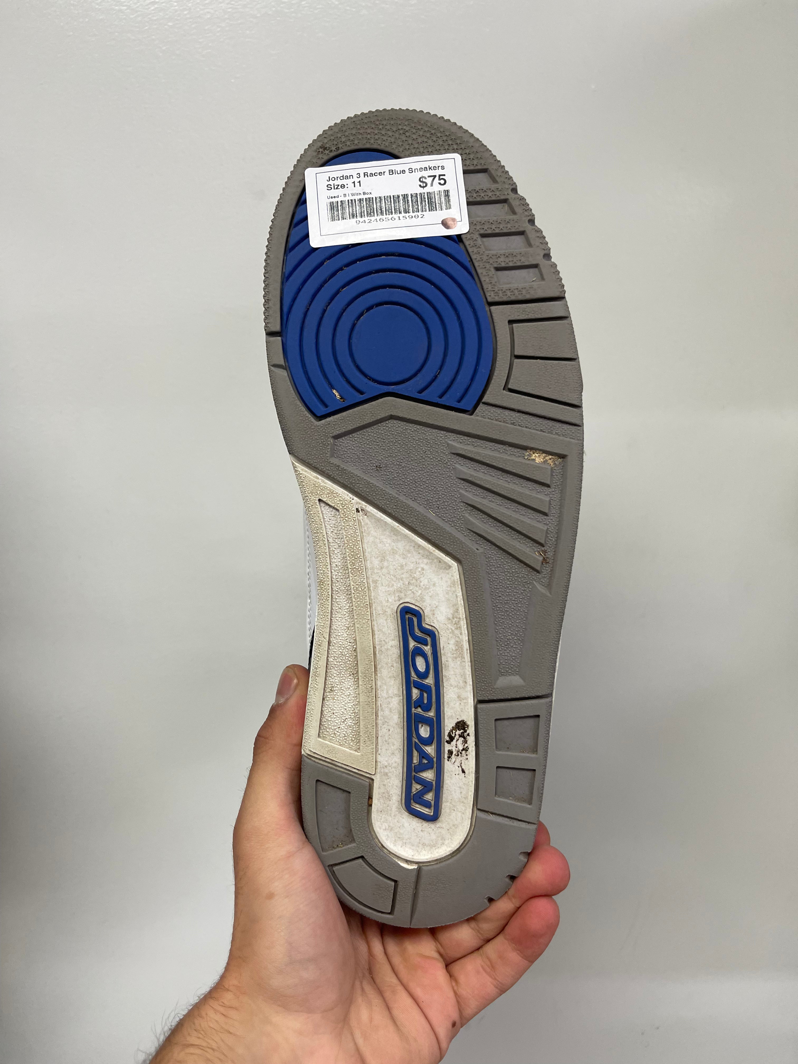 Jordan 3 Racer Blue Sneakers
