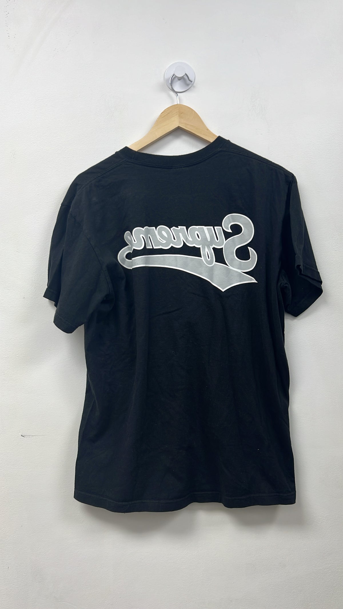 Supreme Black Backwards Tee