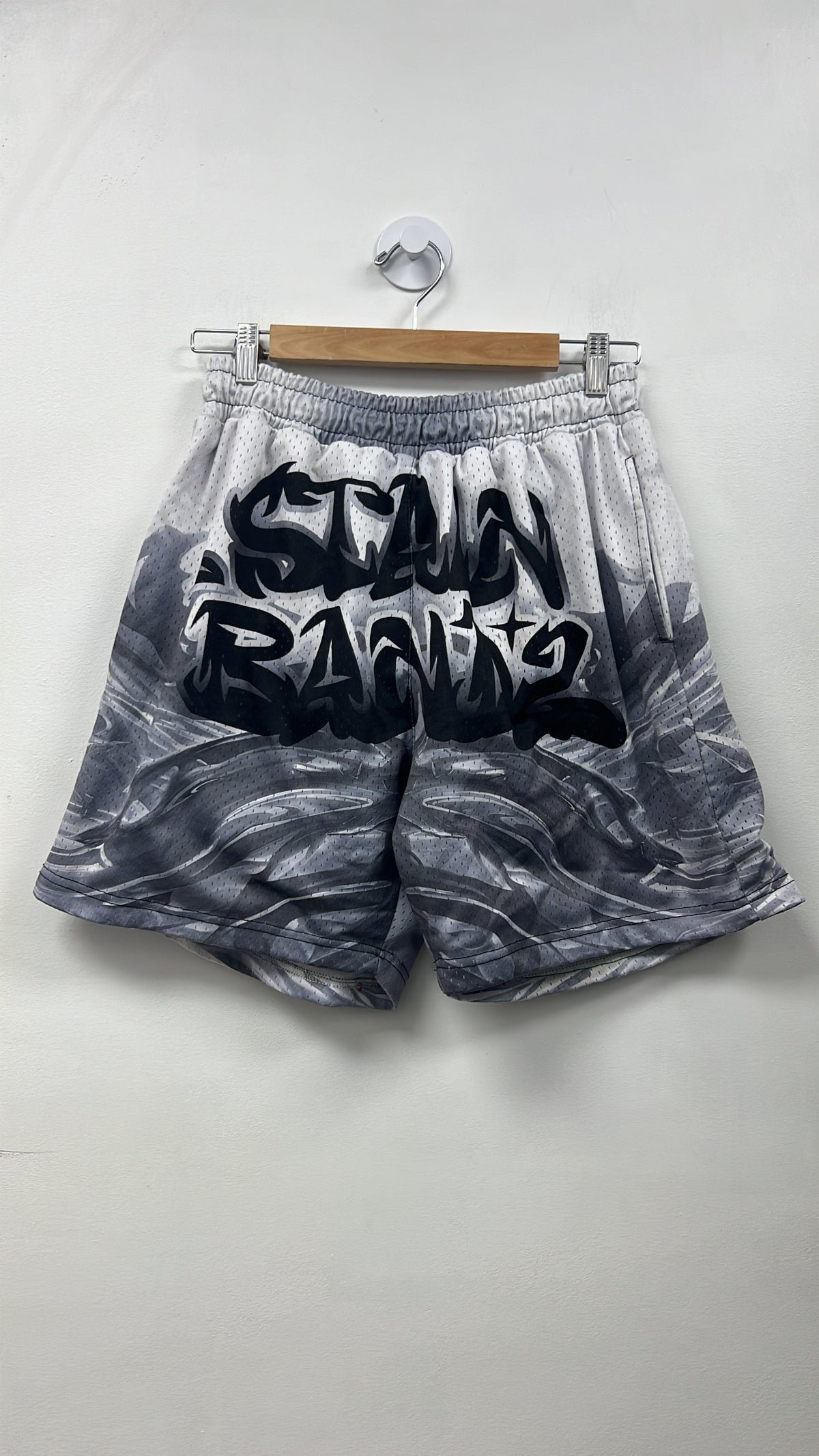 SB Studios White Silver Shorts