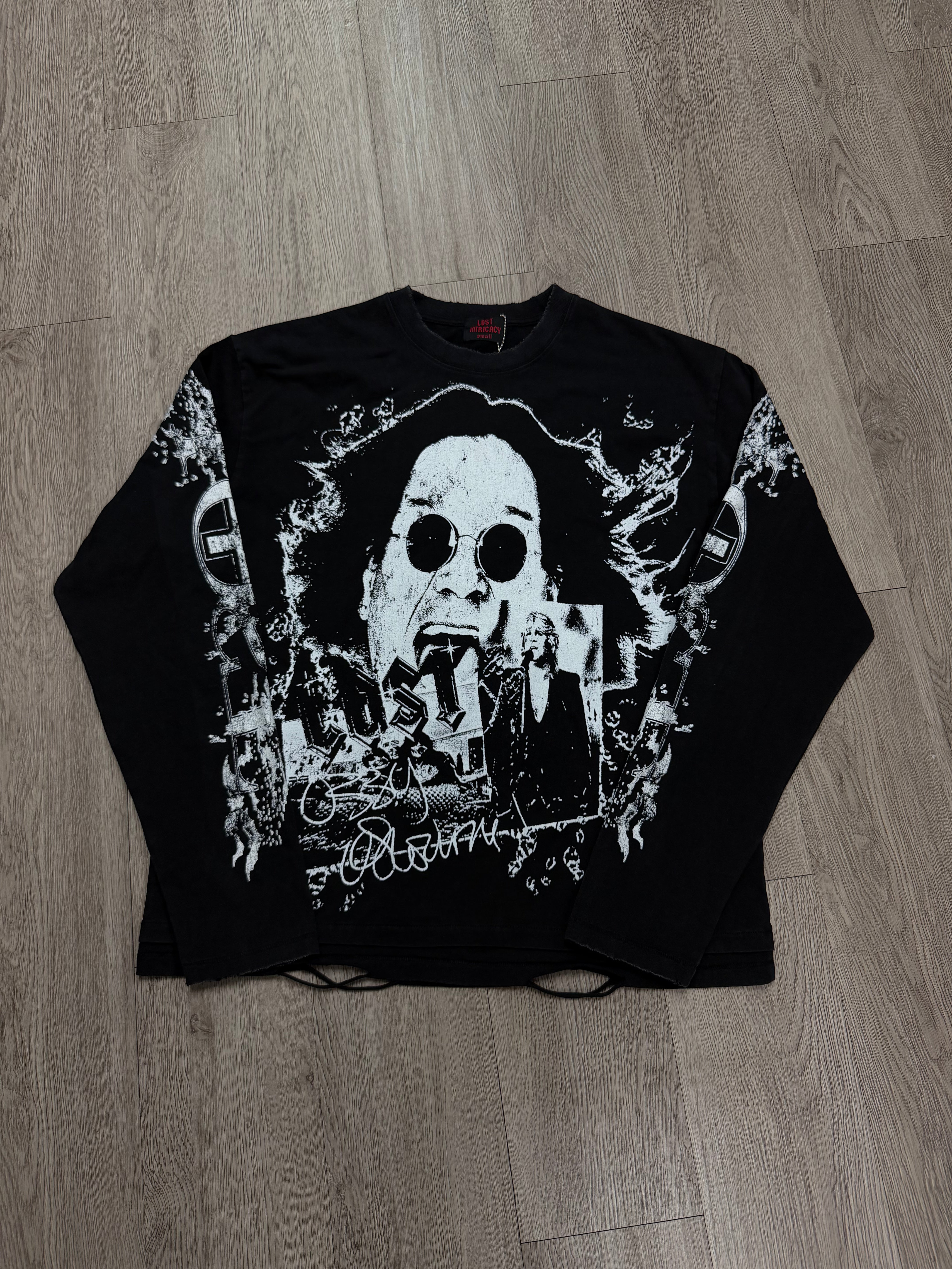 Lost Intricacy 'Lostbourne' Black LS Tee