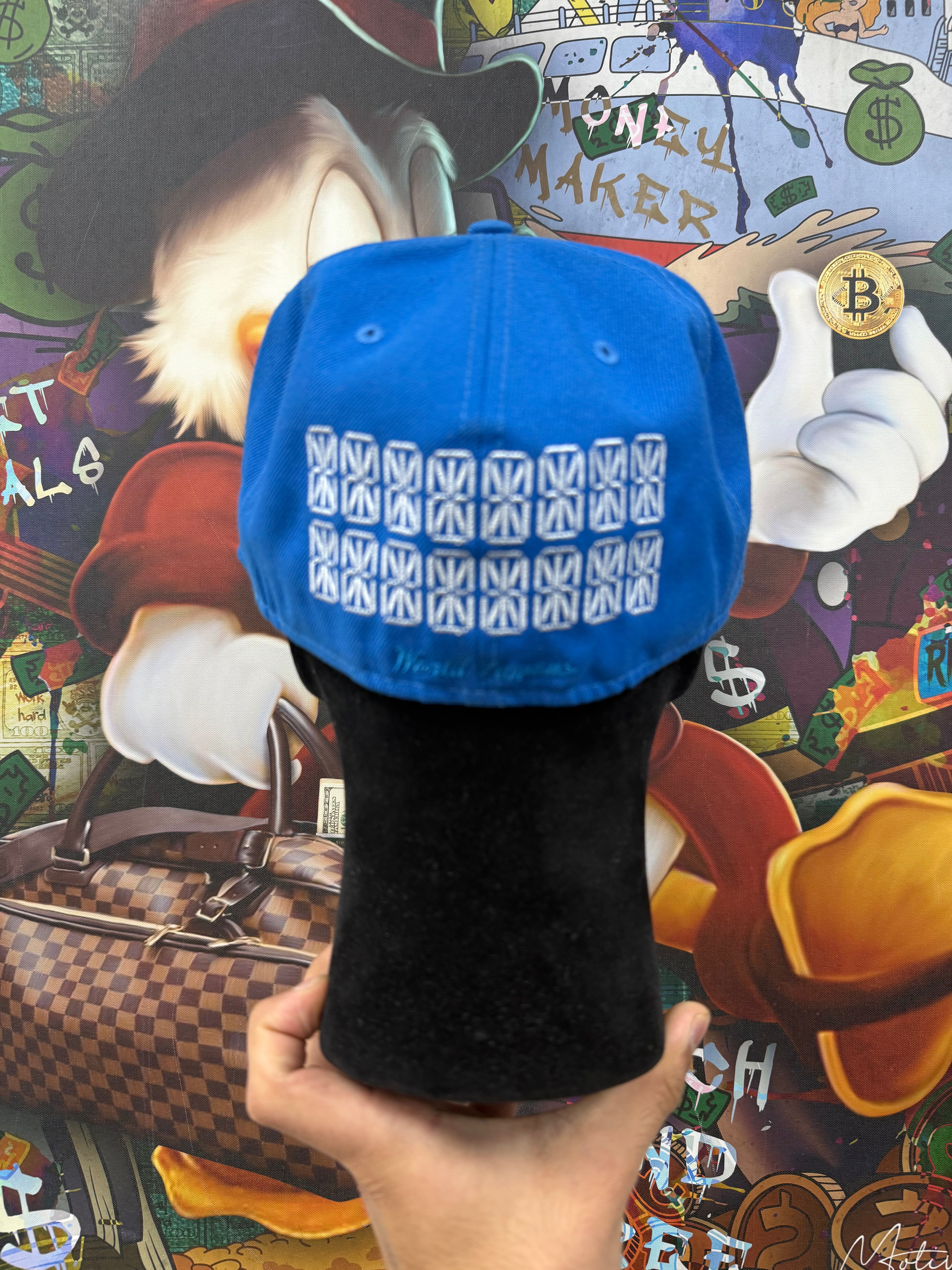 Supreme Blue Box Logo Fitted Hat