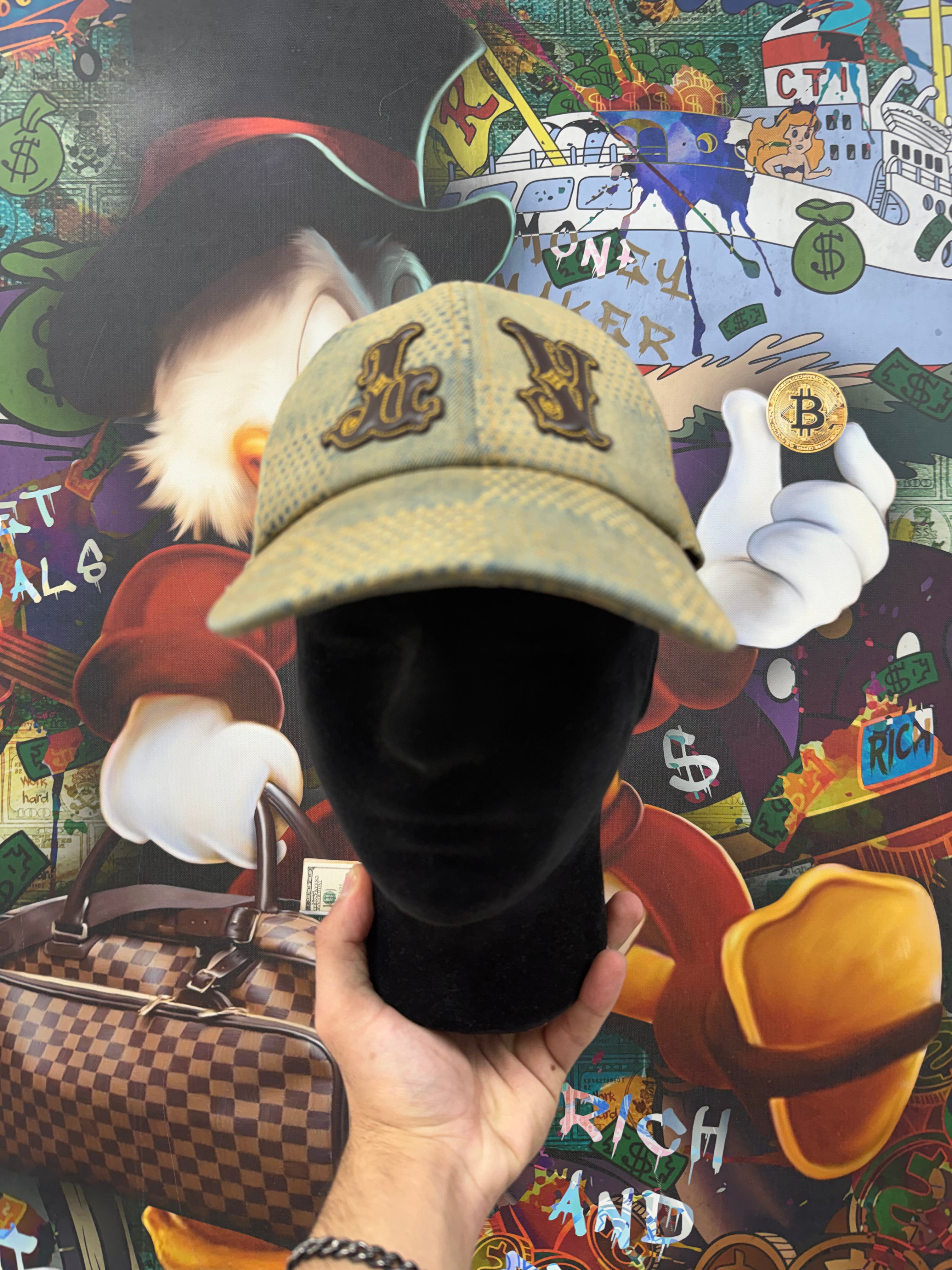Louis Vuitton Washed 3D Denim Hat