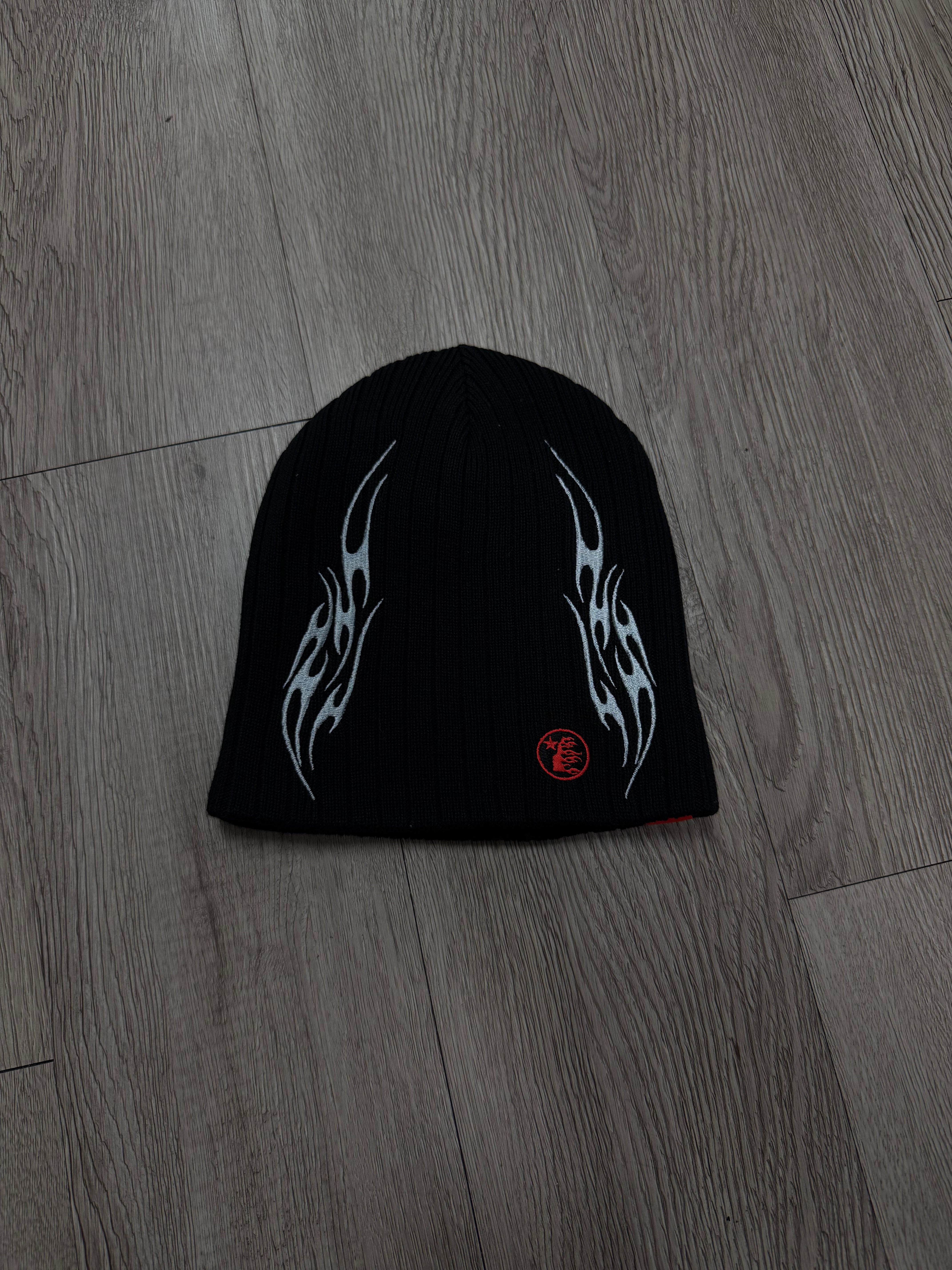Hellstar x Adidas Black Flames Beanie