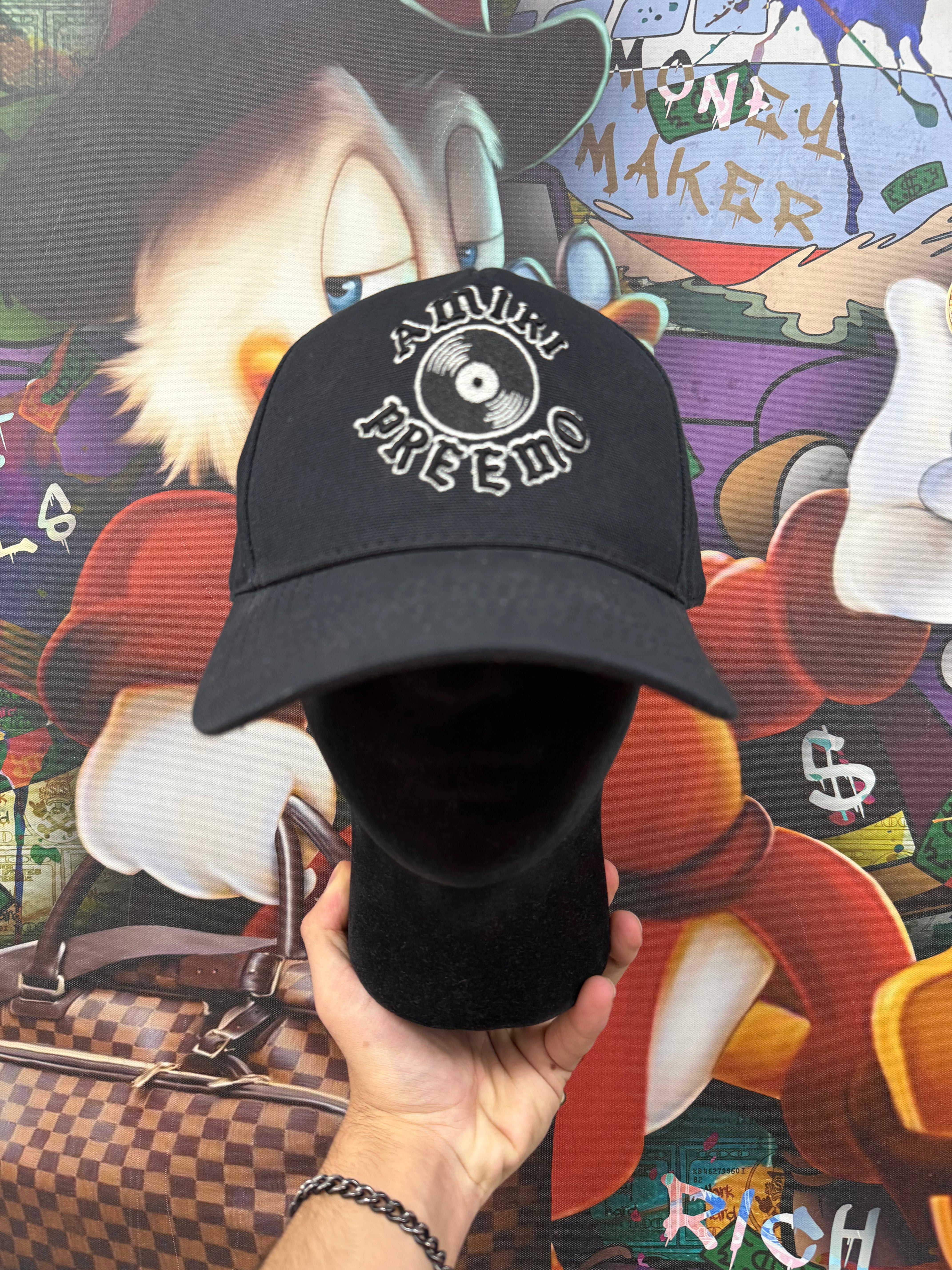 Amiri Black Preemo Hat