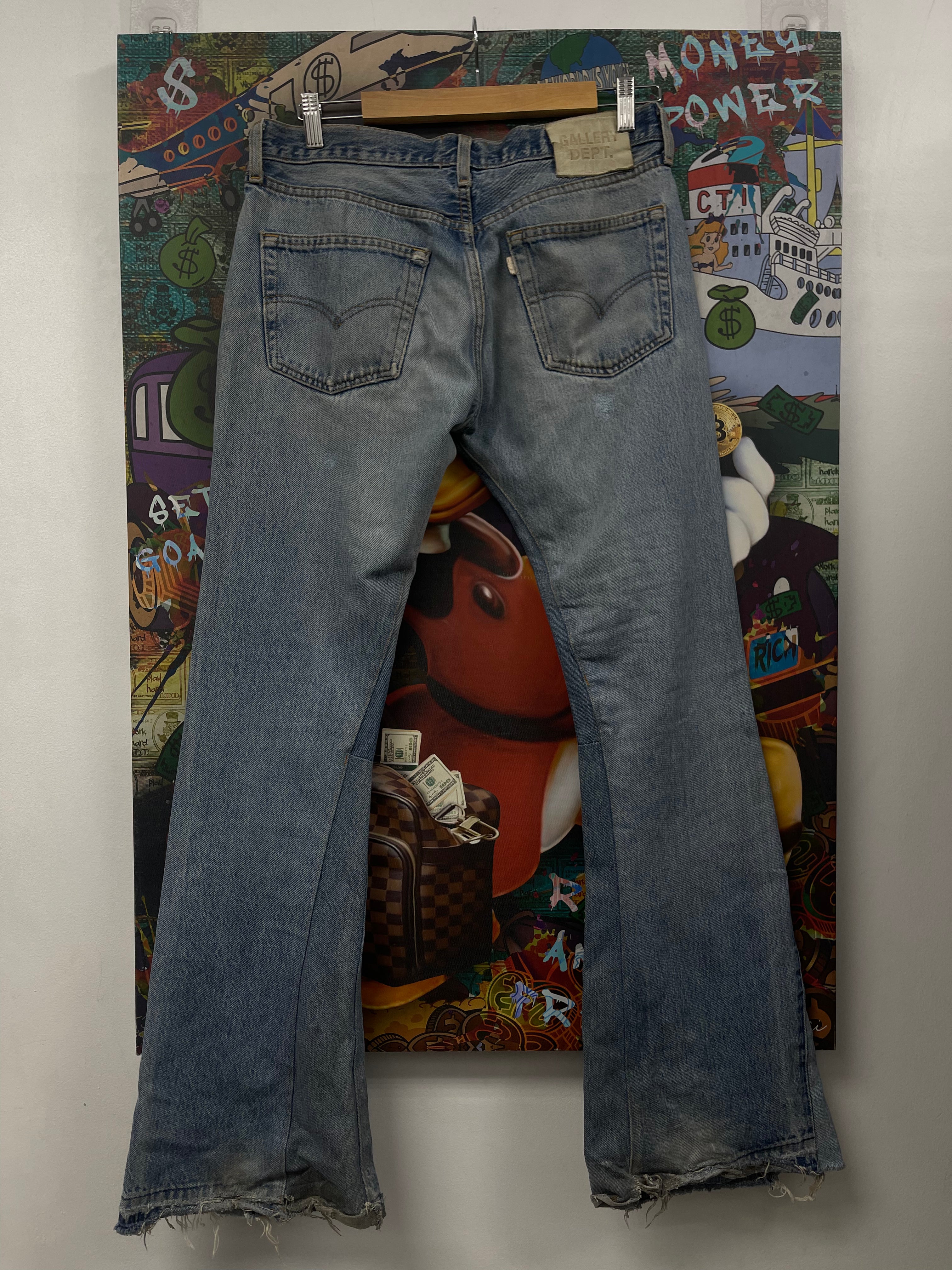 Gallery Dept Light Wash Flared Jeans