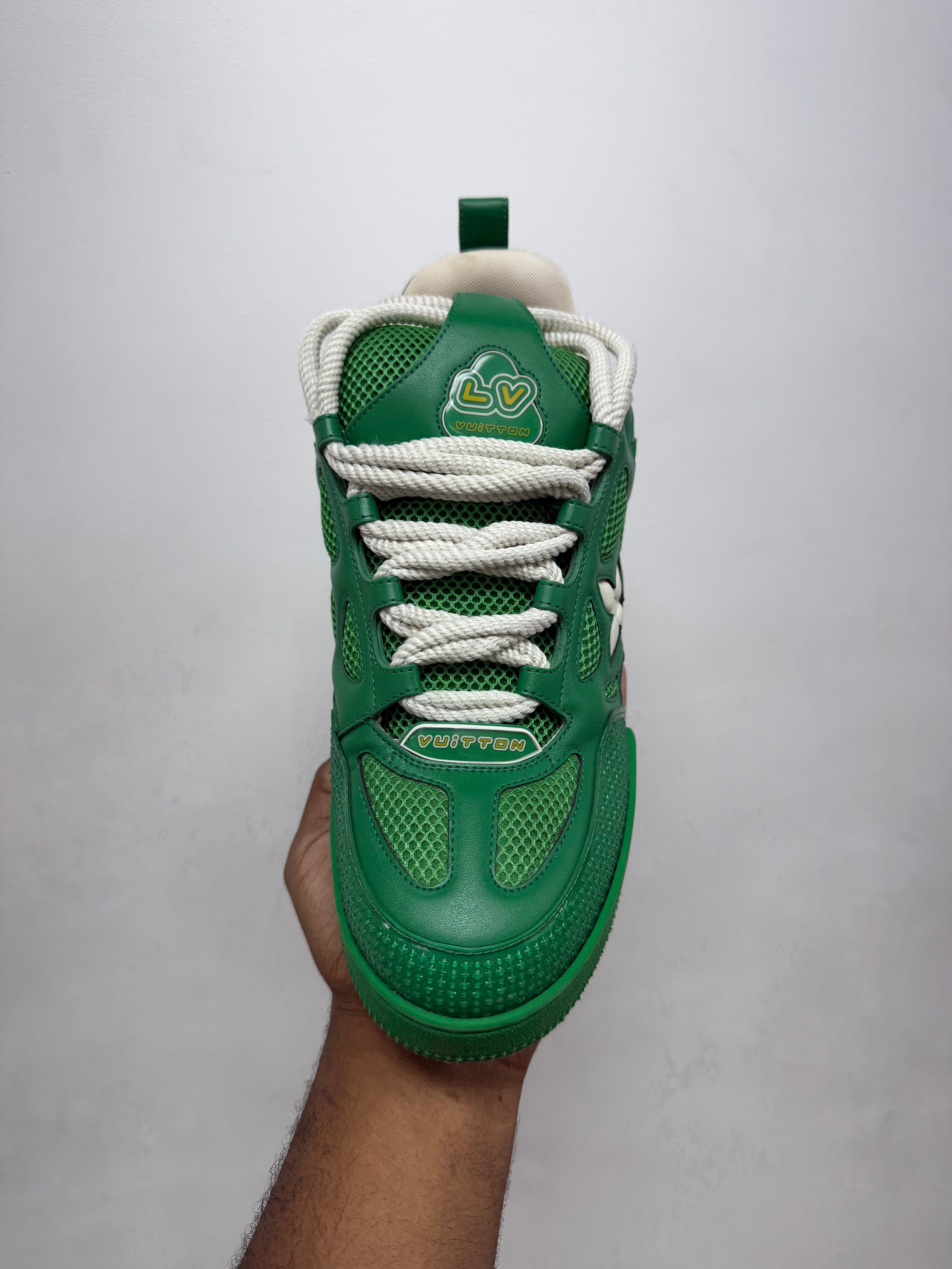 Louis Vuitton Green Skate Sneakers