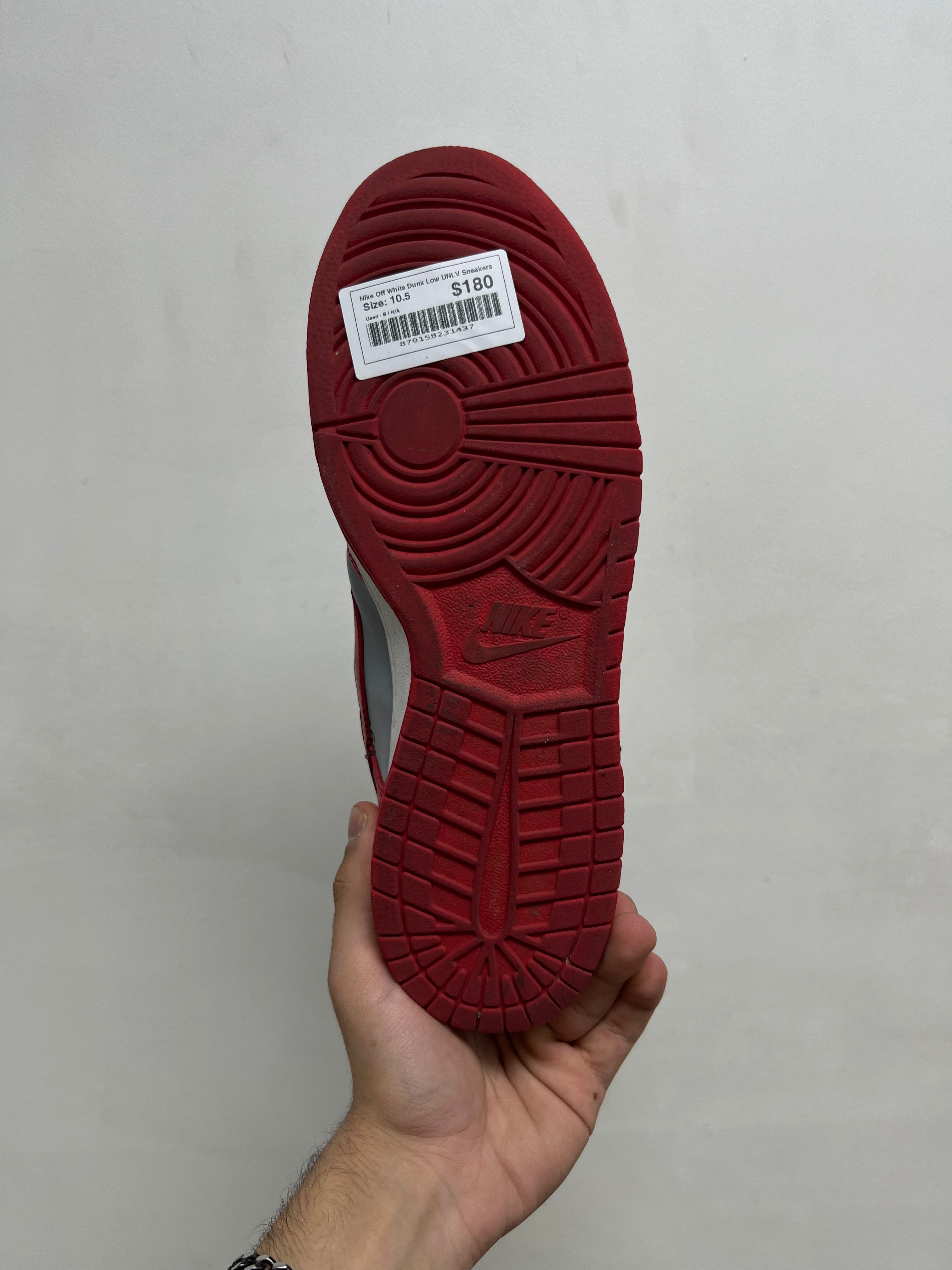 Nike Off White Dunk Low UNLV Sneakers
