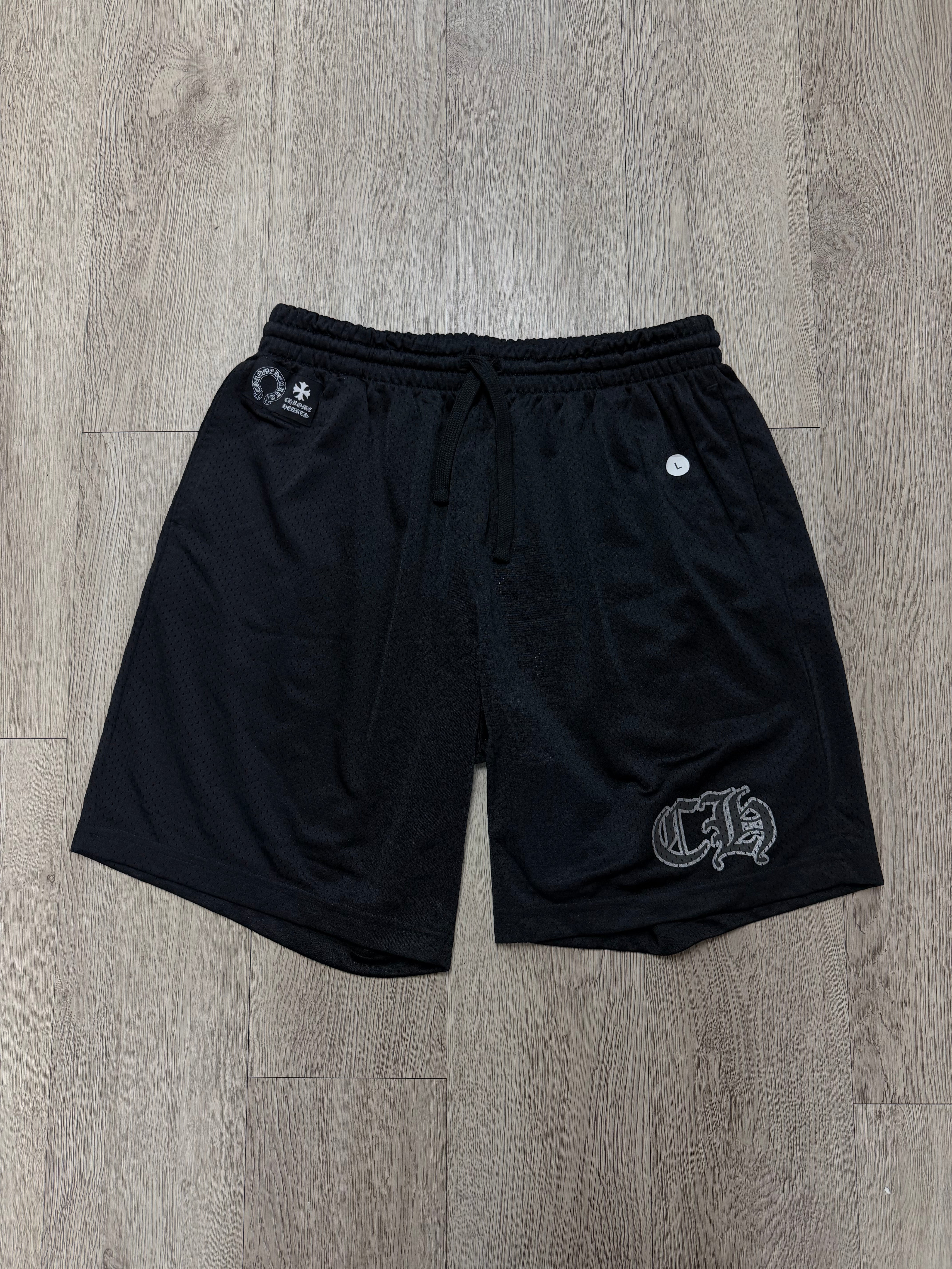 Chrome Hearts Mesh Black CH Shorts
