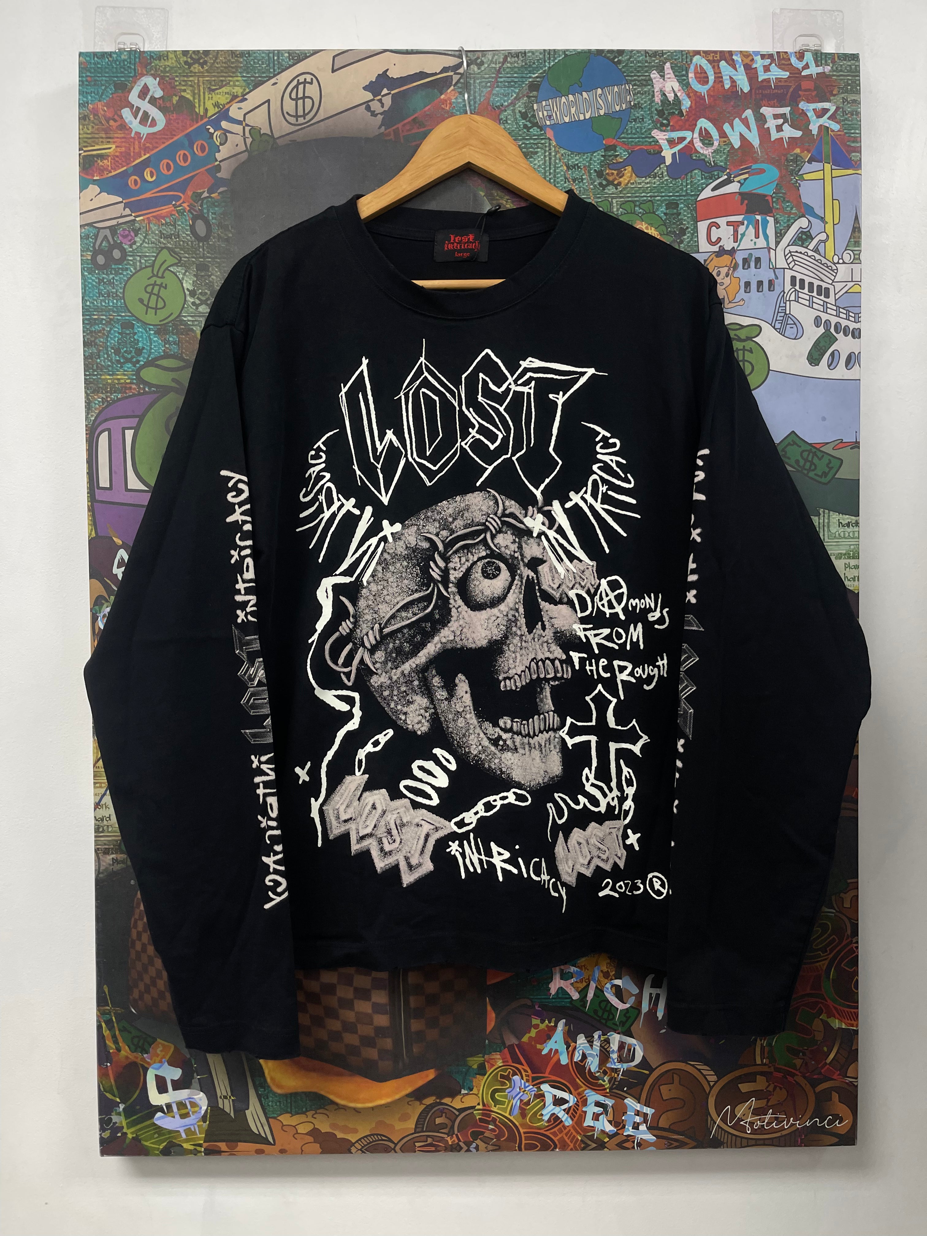 Lost Intricacy GID Skeleton Long Sleeve