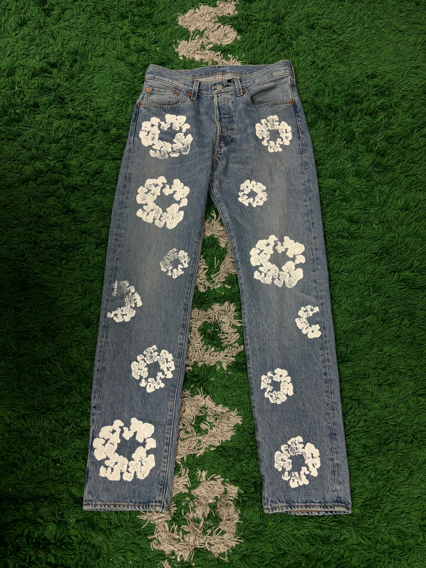 Denim Tears Jeans Light Wash Used 30