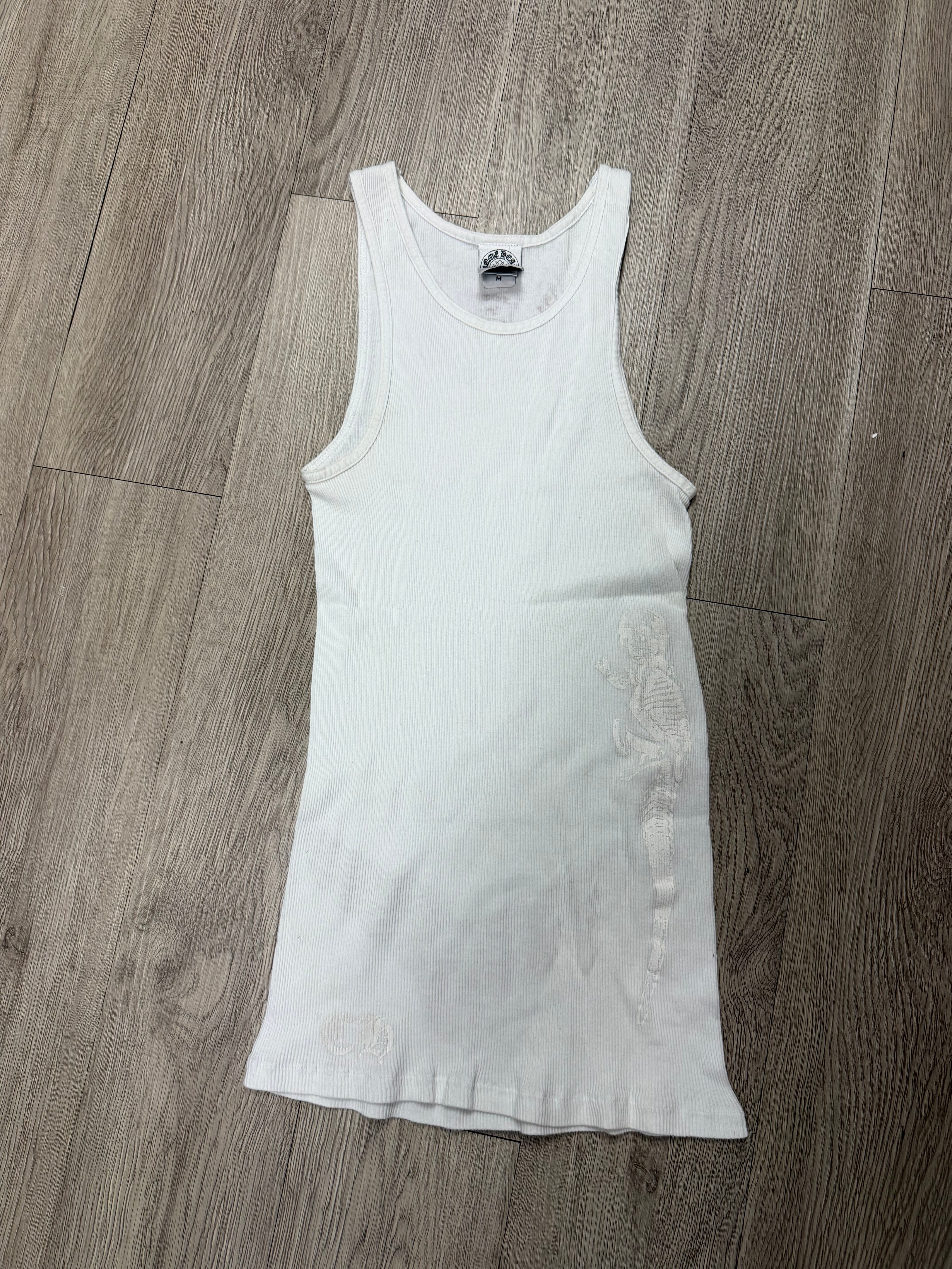 Chrome Hearts Foti White Red Tank Top