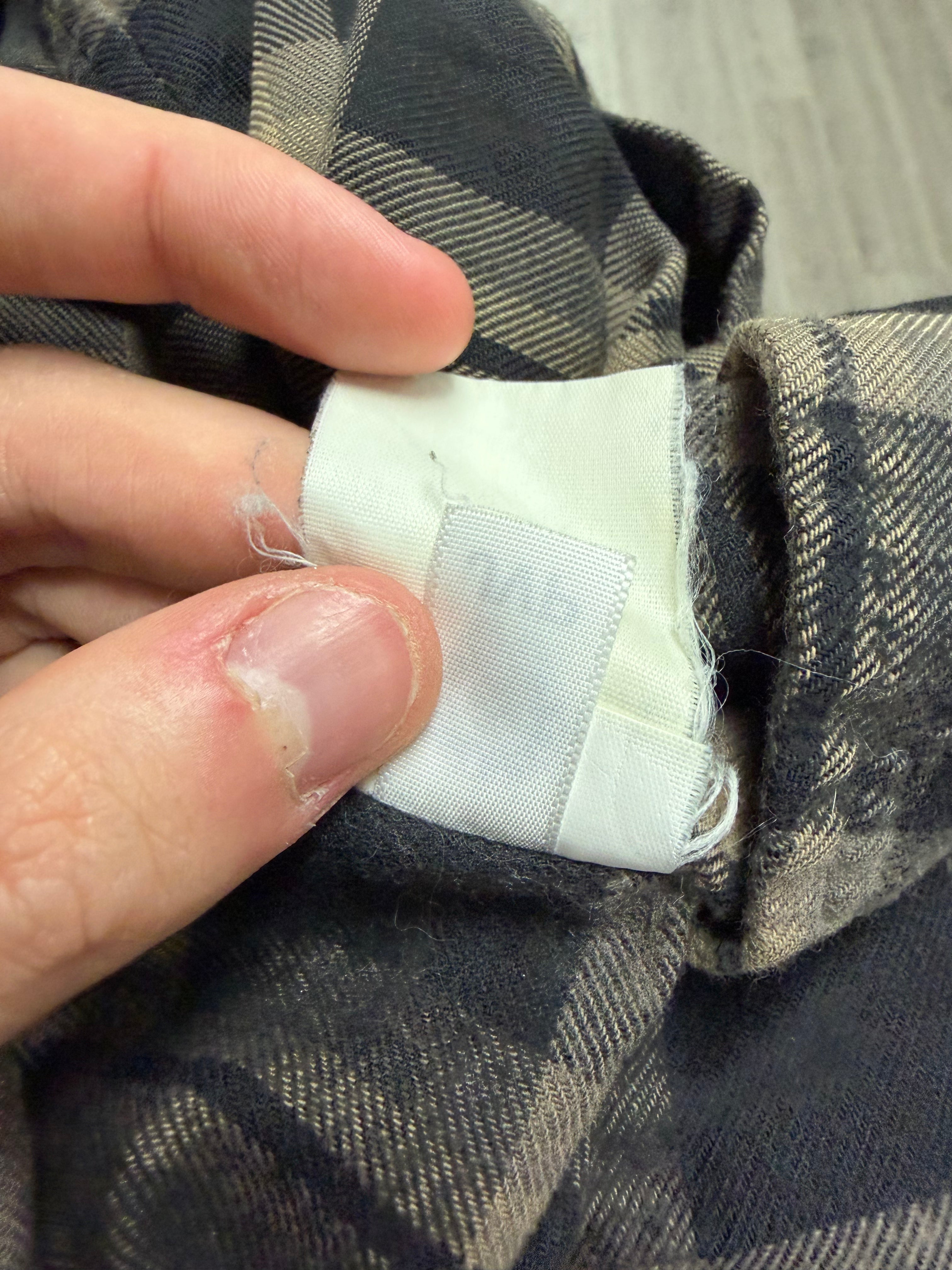 Chrome Hearts Brown Plaid 2 Patches Flannel Shirt