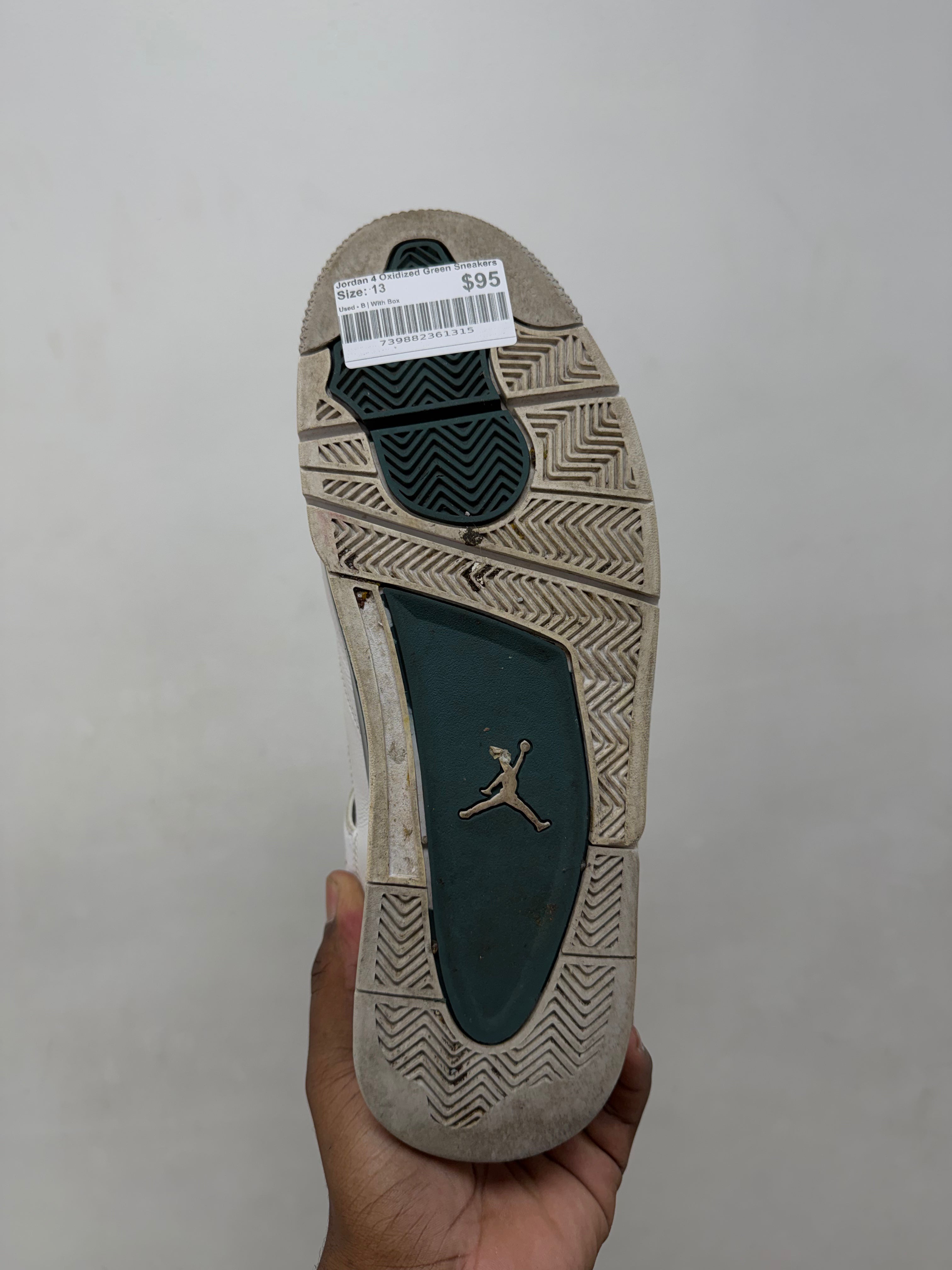 Jordan 4 Oxidized Green Sneakers