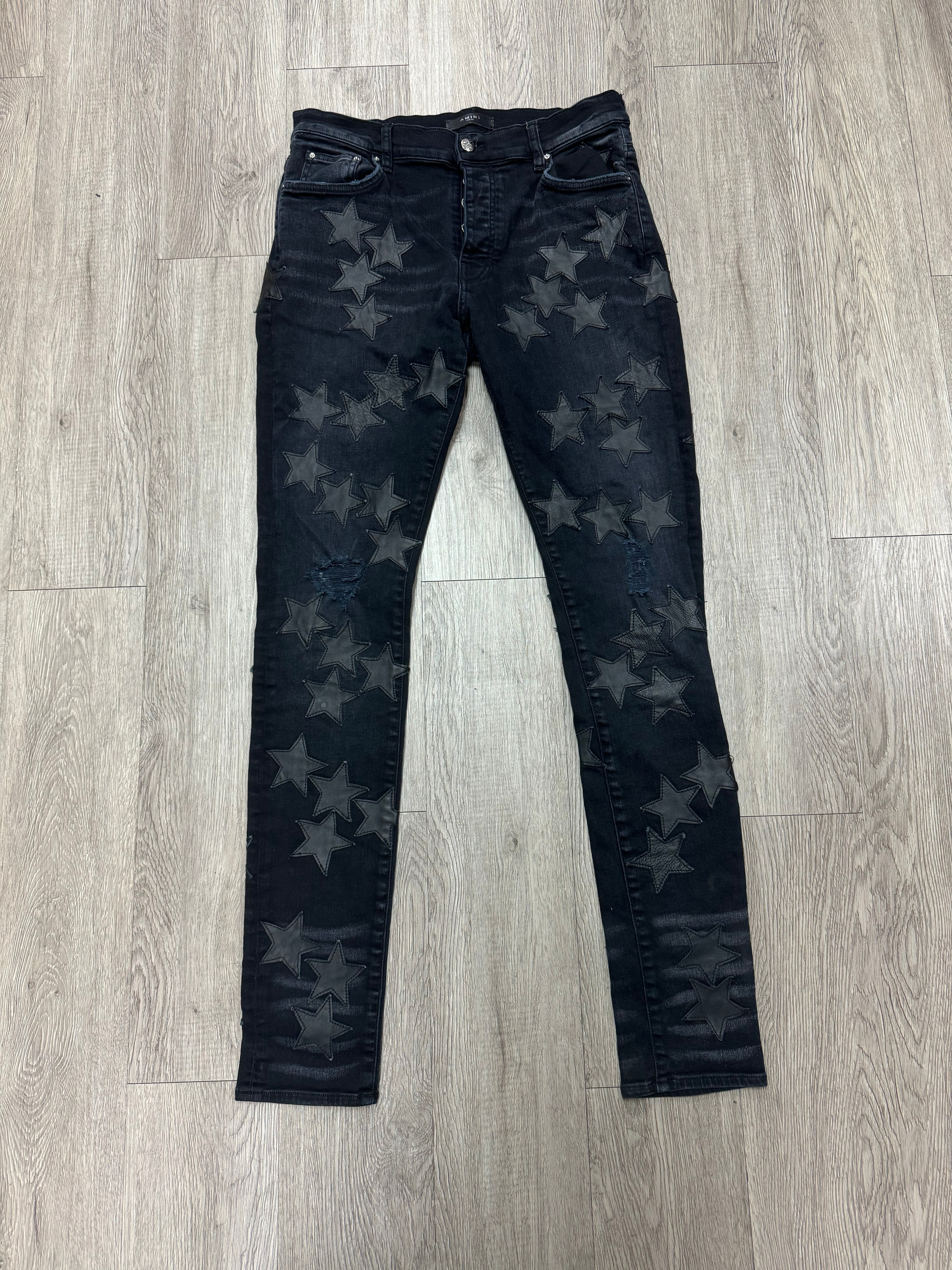 Amiri Black Chemist Jeans