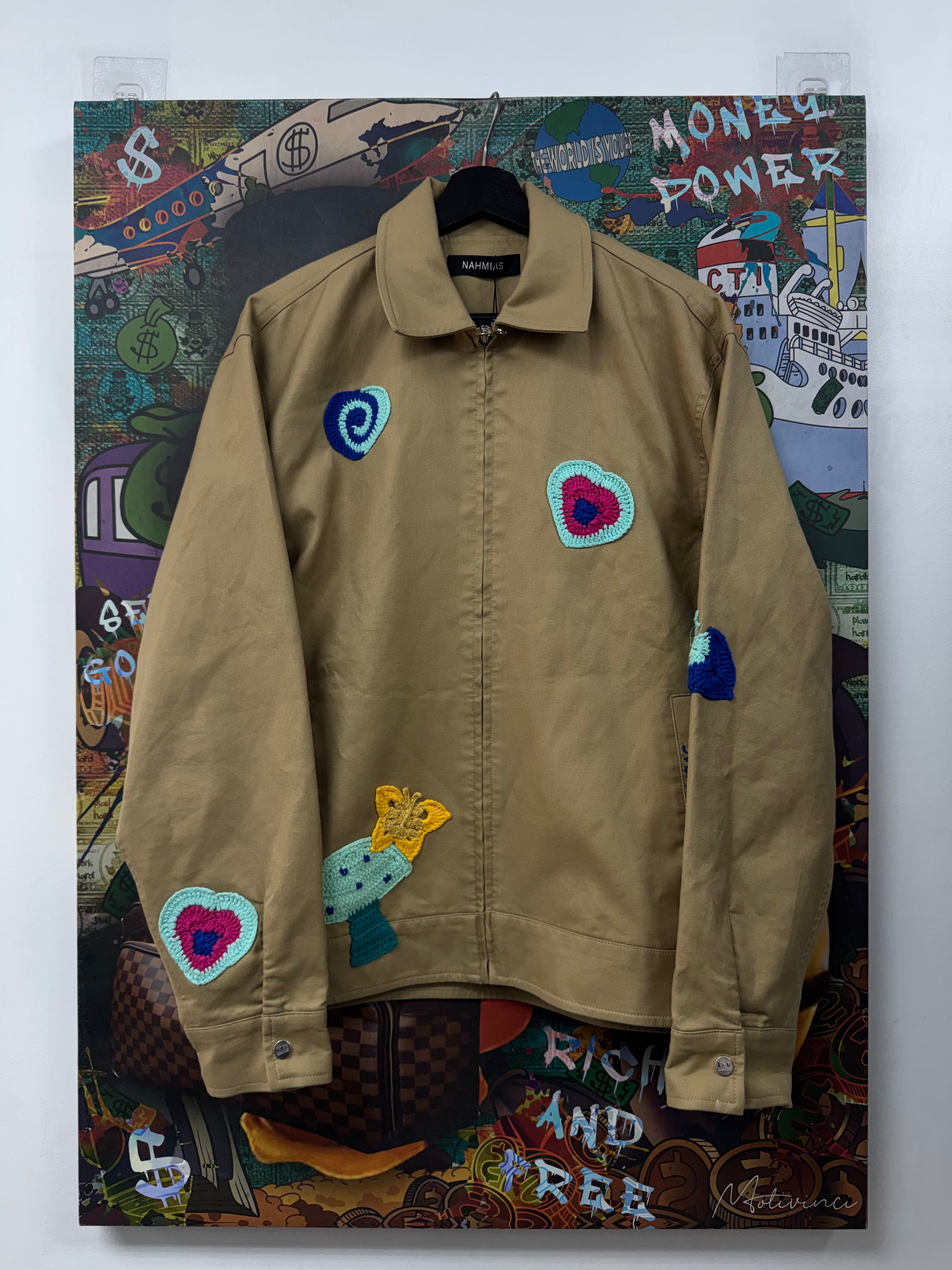 Nahmias Crochet Patch Work Jacket