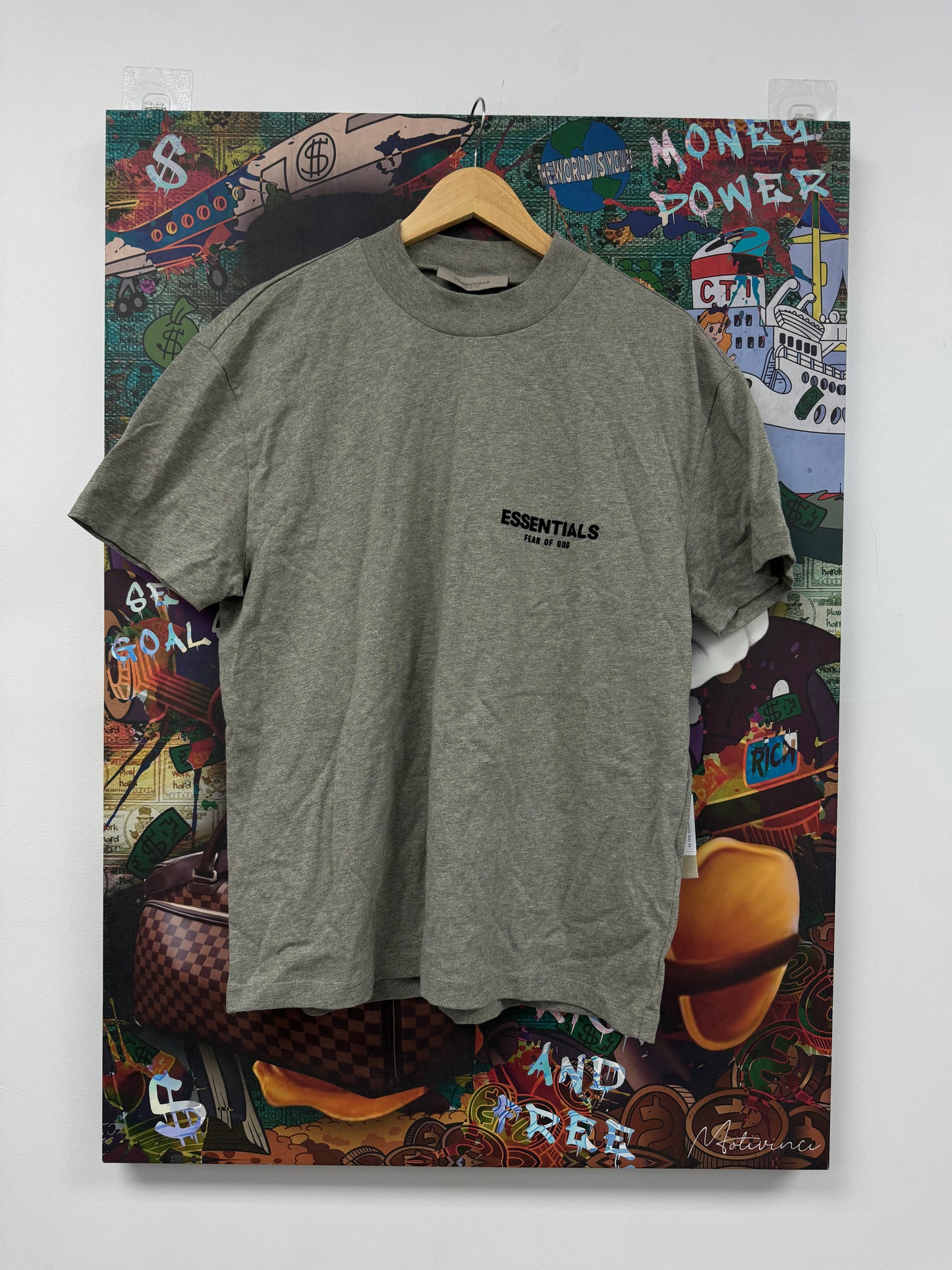 Essentials Tee Heather Grey Used Xs N/A