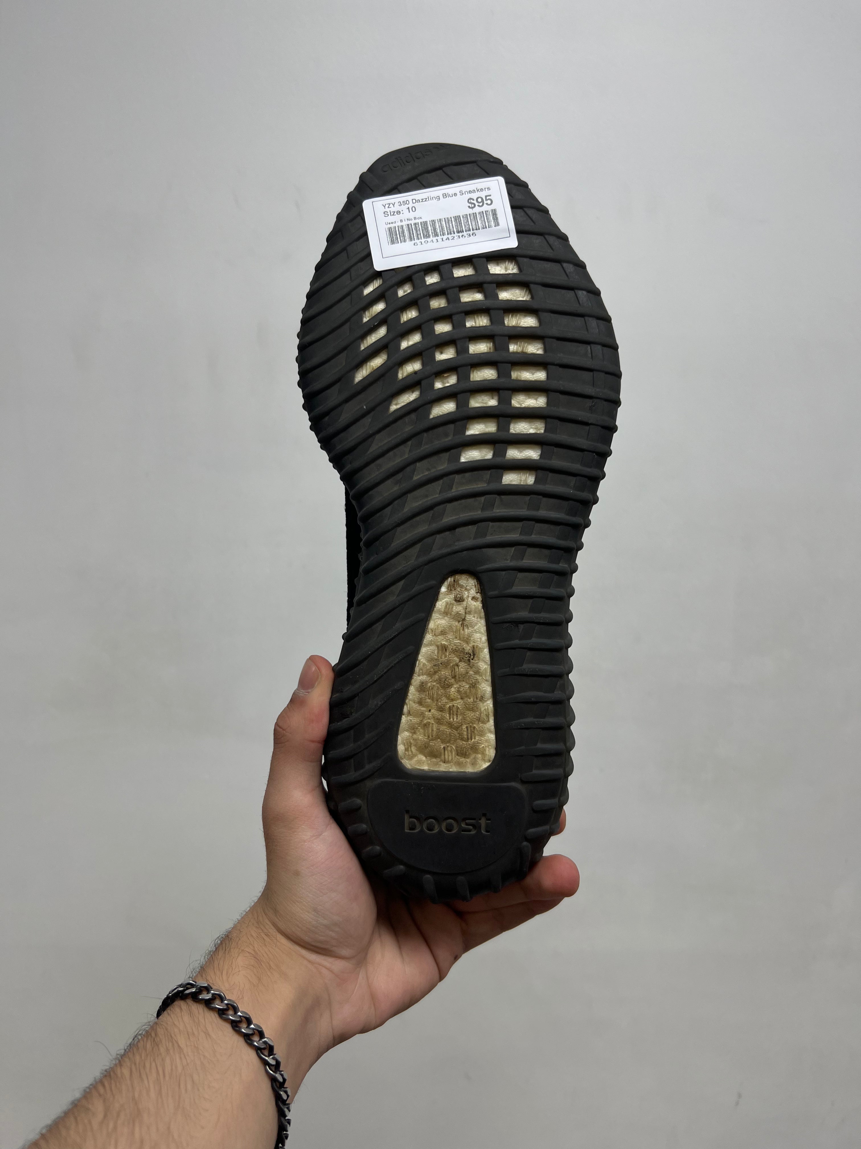 YZY 350 Dazzling Blue Sneakers