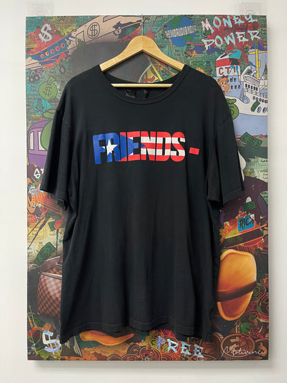Vlone Friends Blue Red Black Tee Used