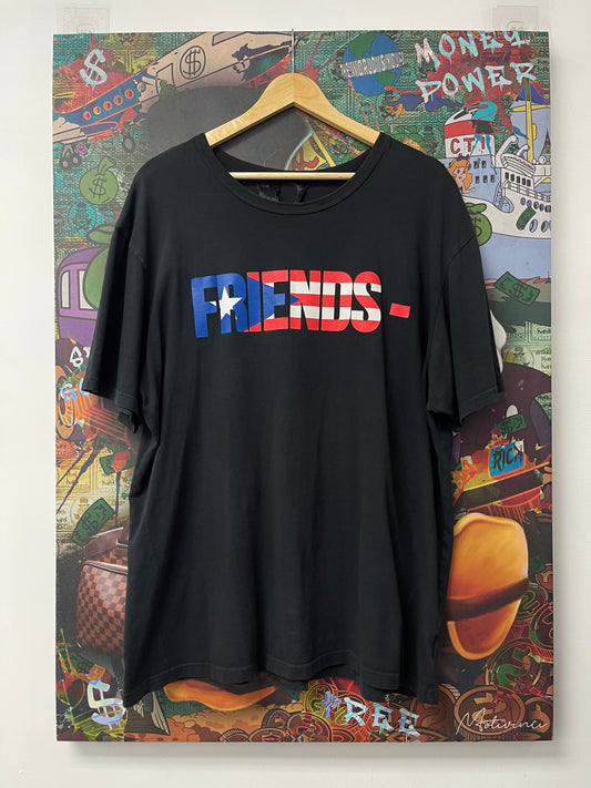 Vlone Friends Blue Red Black Tee Used