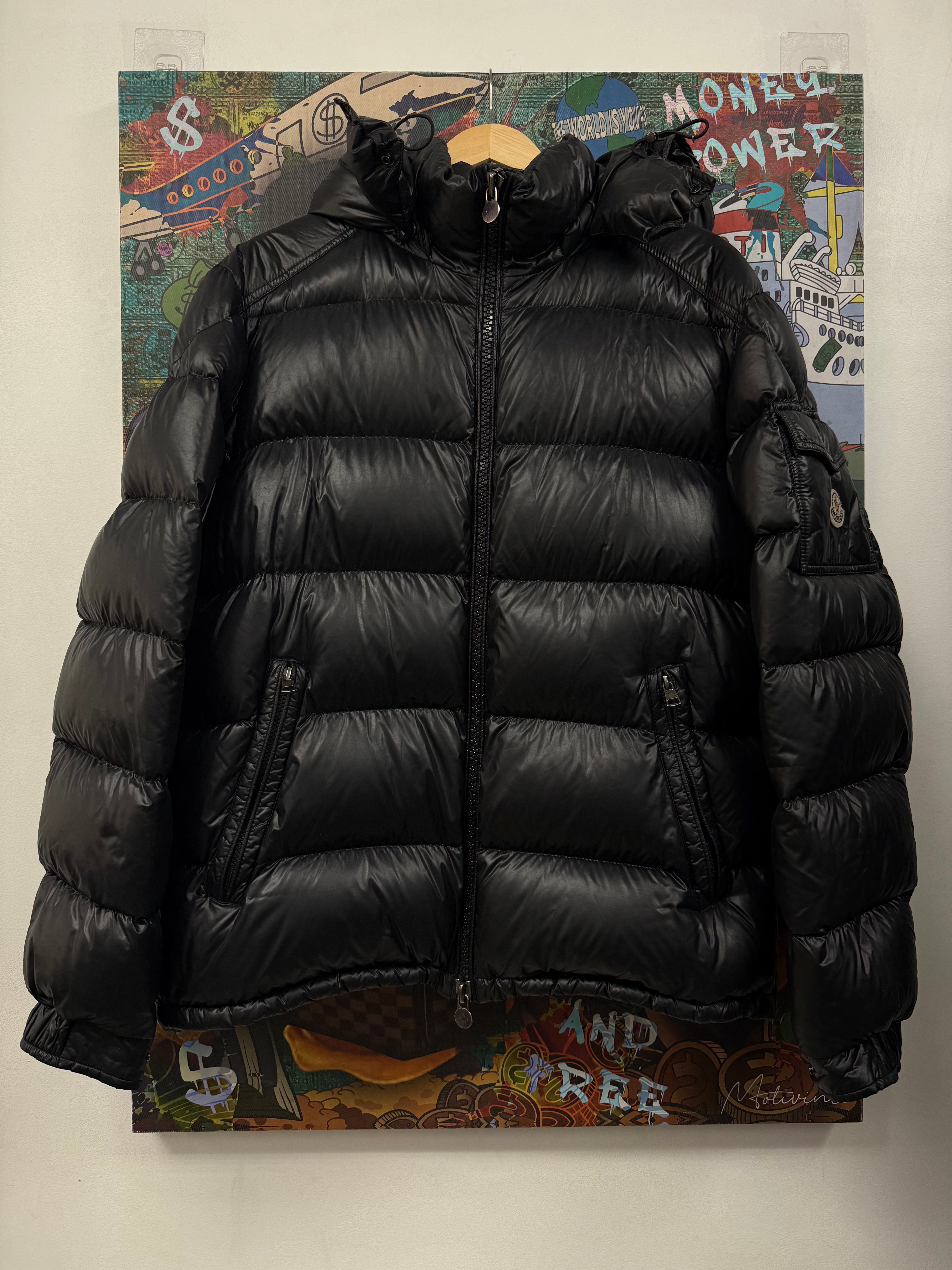 Moncler Black Maya Puffer Jacket