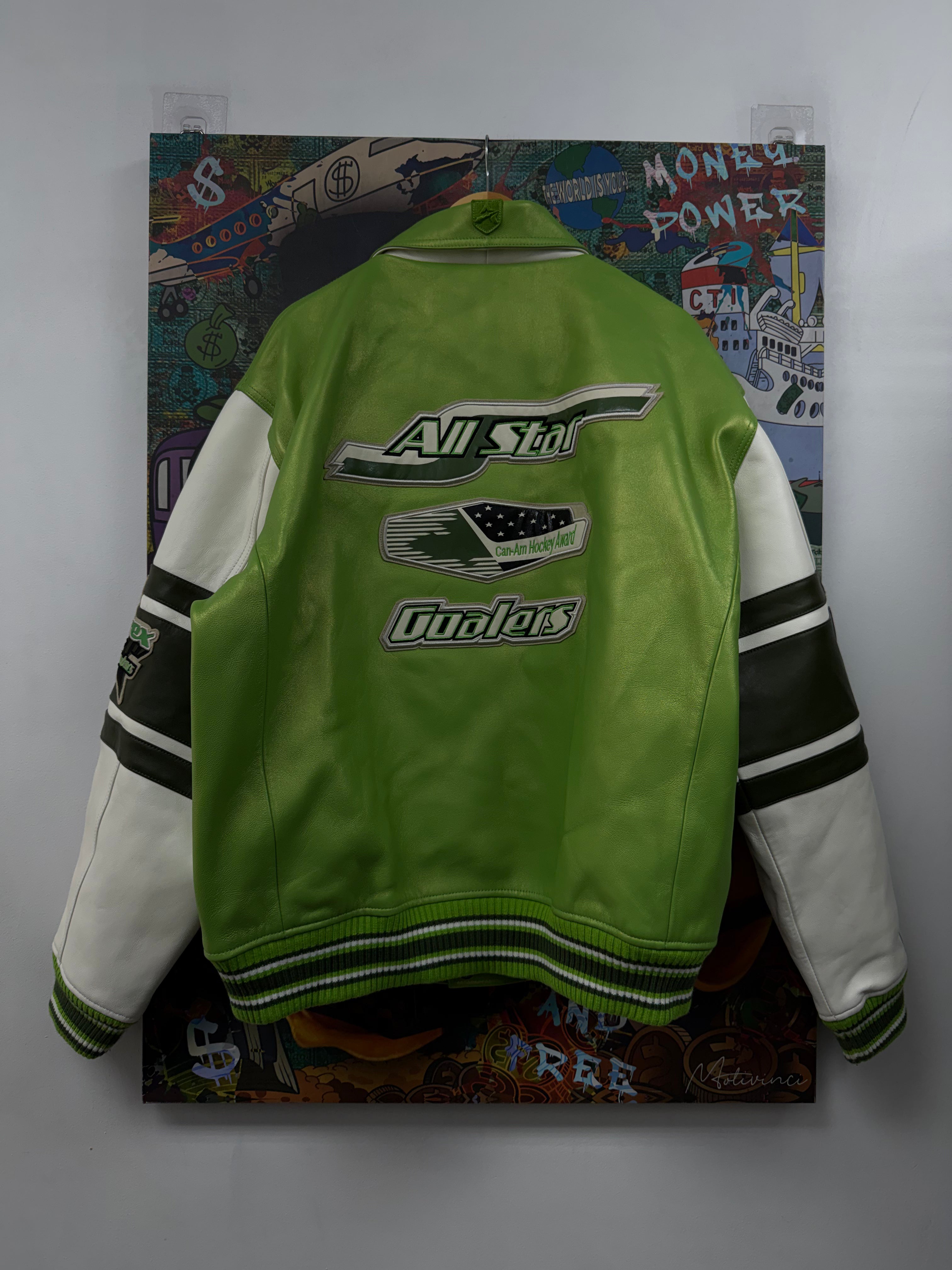 Avirex Forest Green All-Star Varsity Jacket