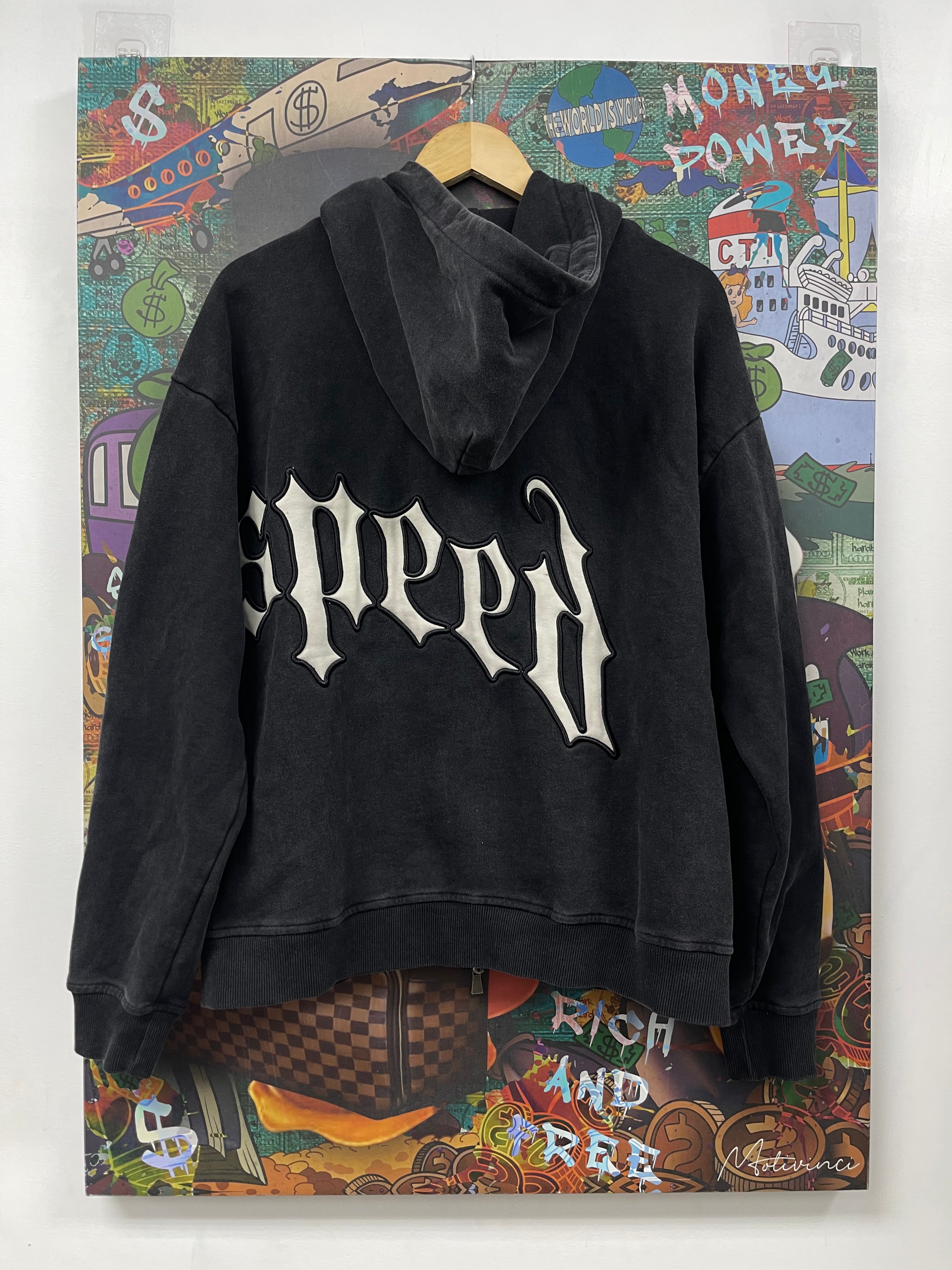 Godspeed Black Wash OG Logo Zip Up