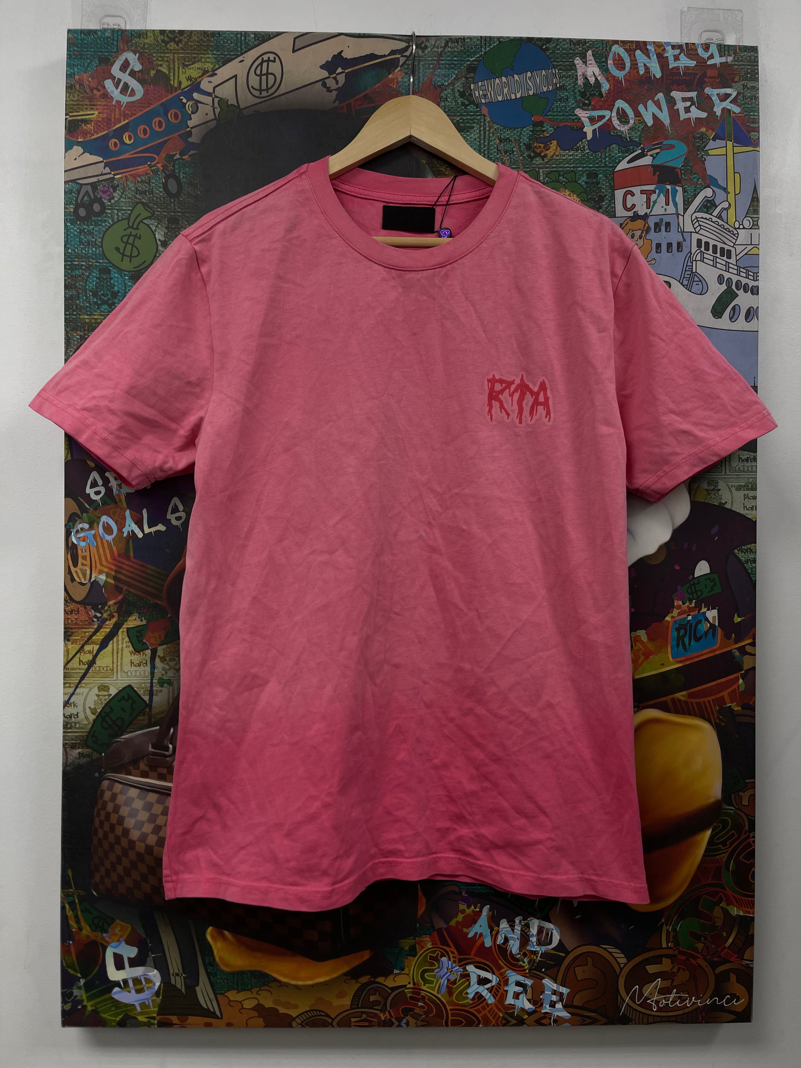 RTA Pink Red Logo Tee