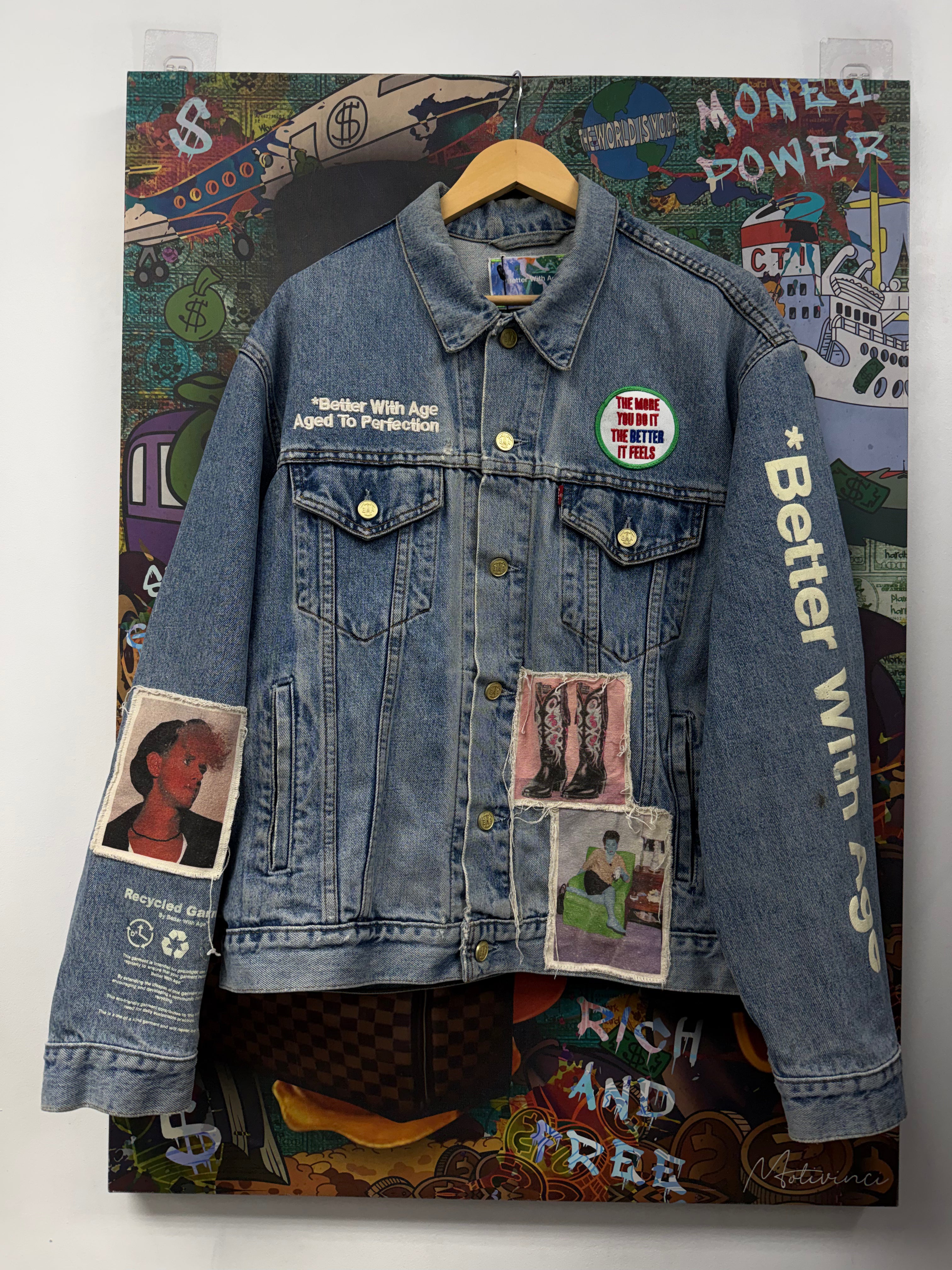 Better With Age Jean Potrait Denim Jacket