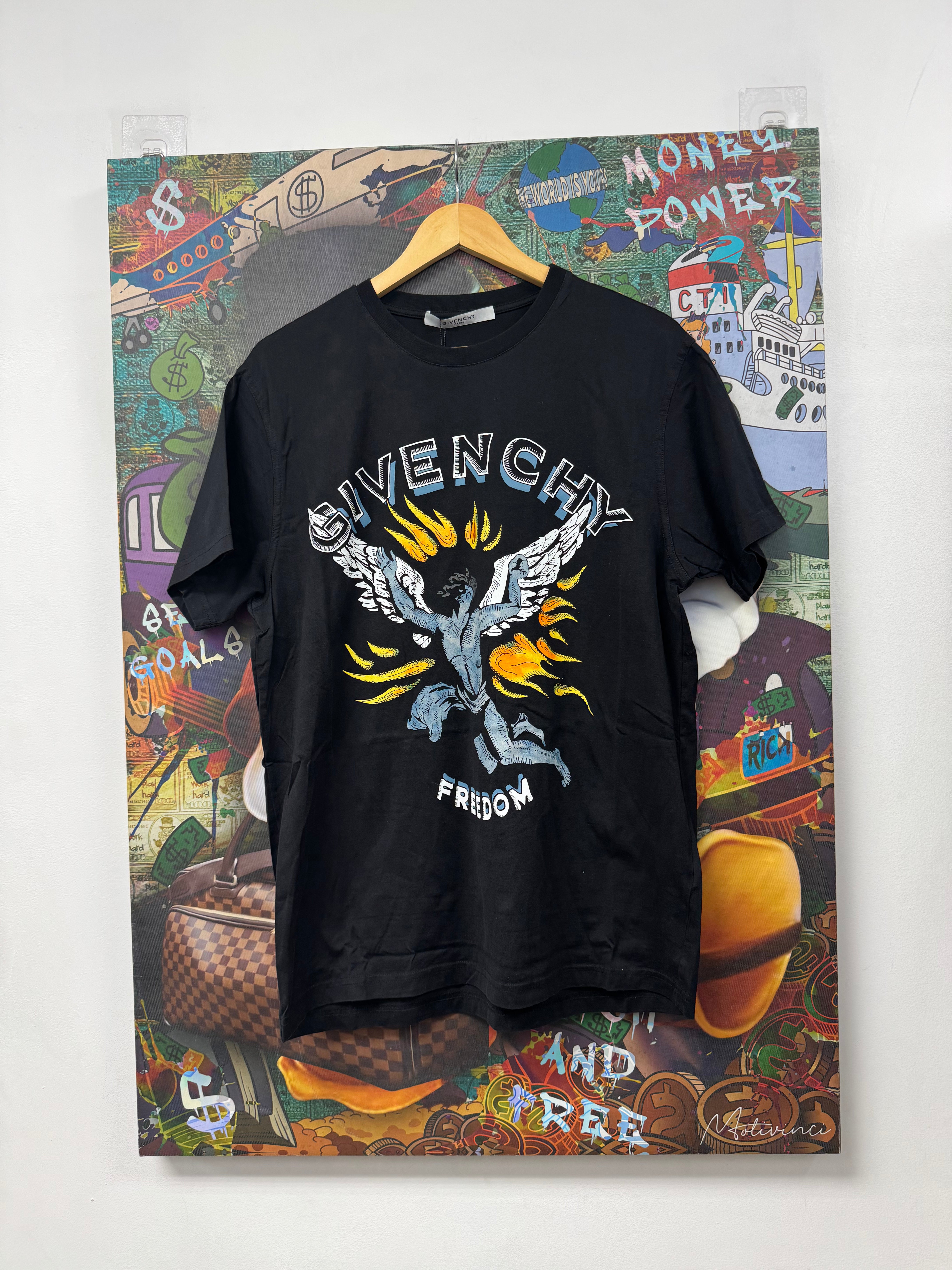 Givenchy Black Freedom Tee