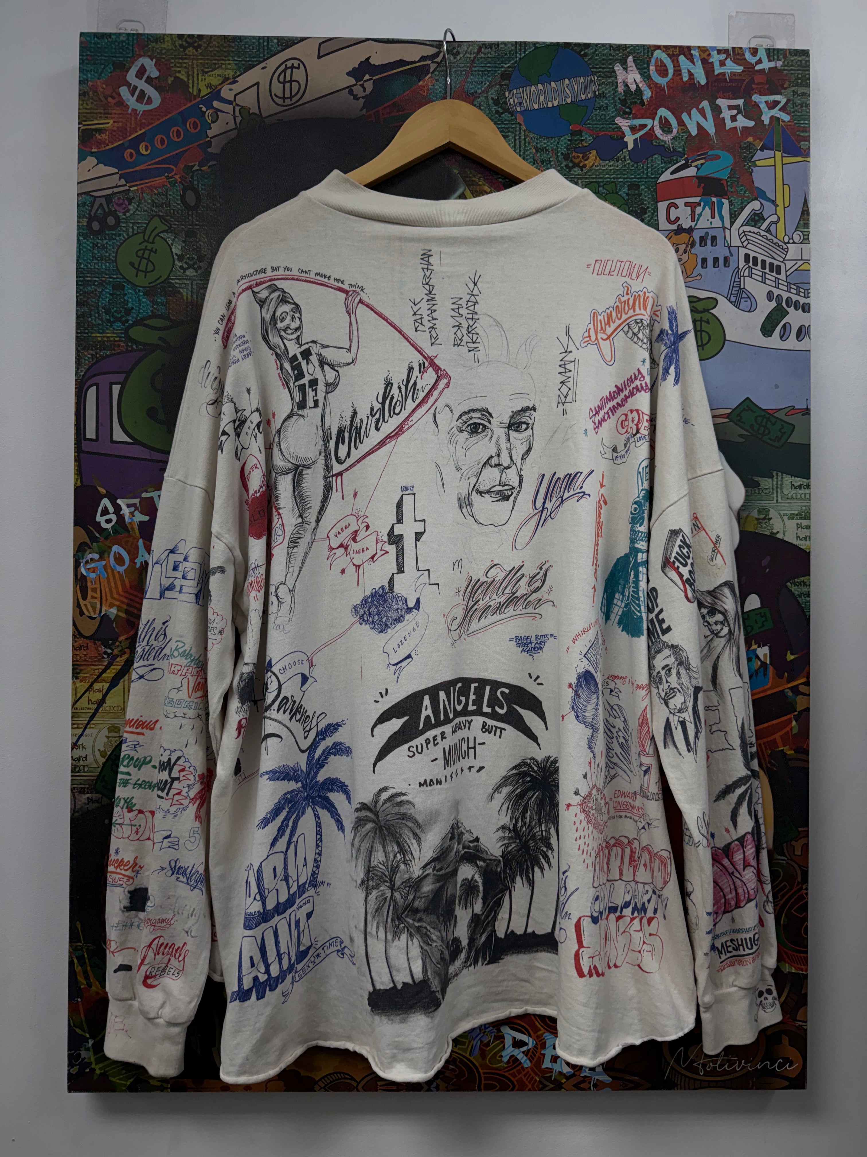 Saint Michael x Born N' Raised LA Rhinestone Long Sleeve