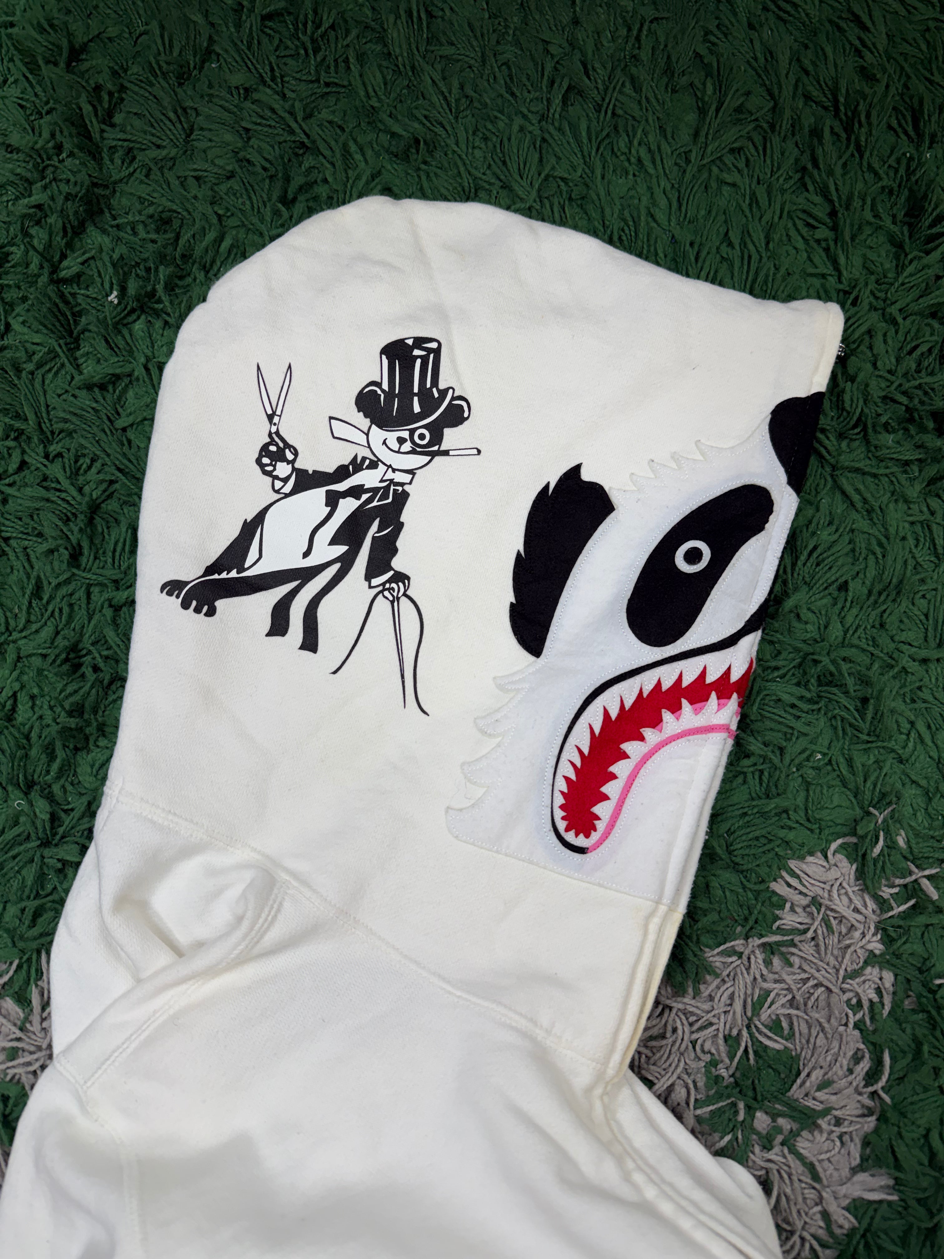BAPE White Panda Zip Up