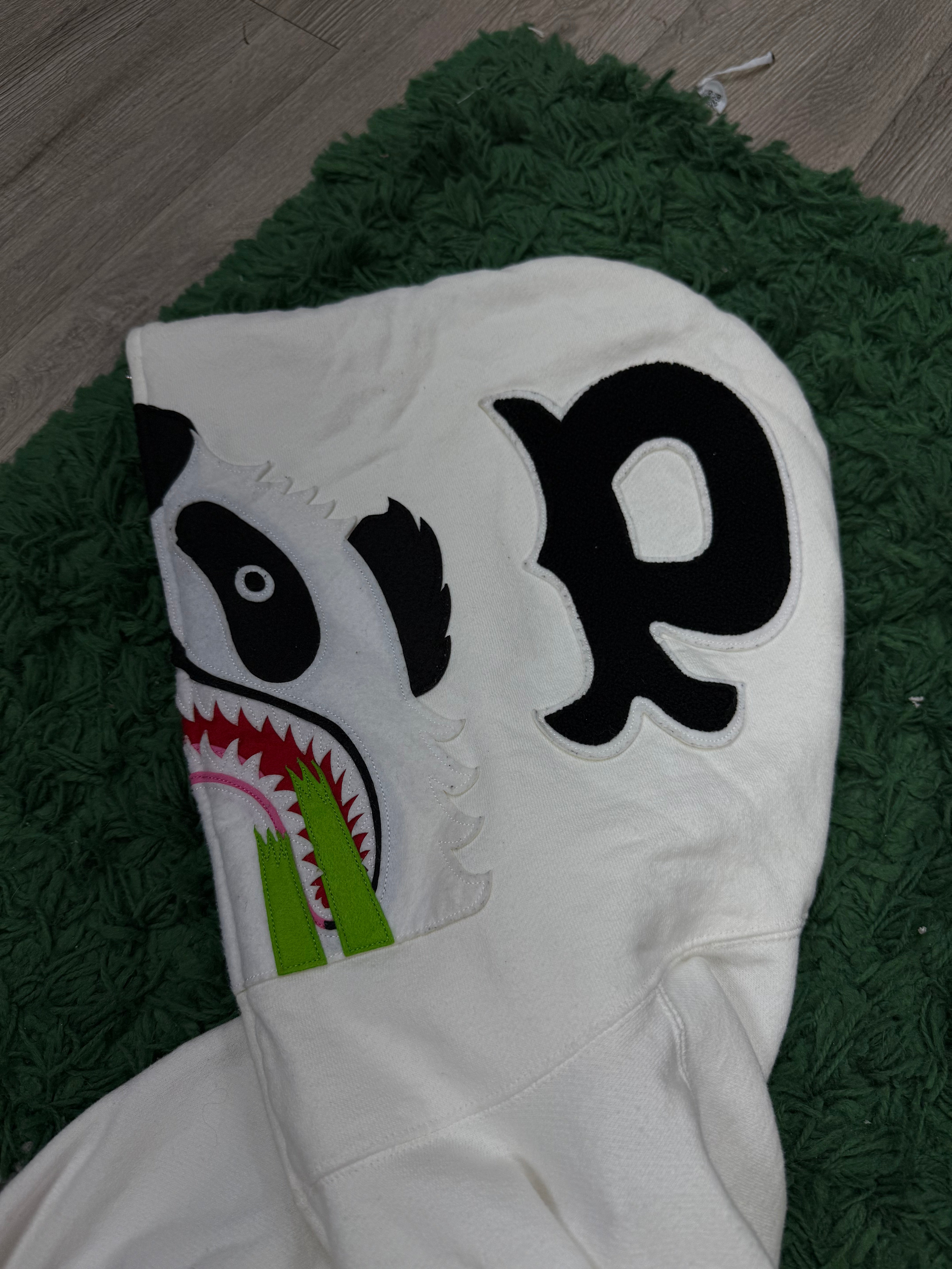 BAPE White Panda Zip Up