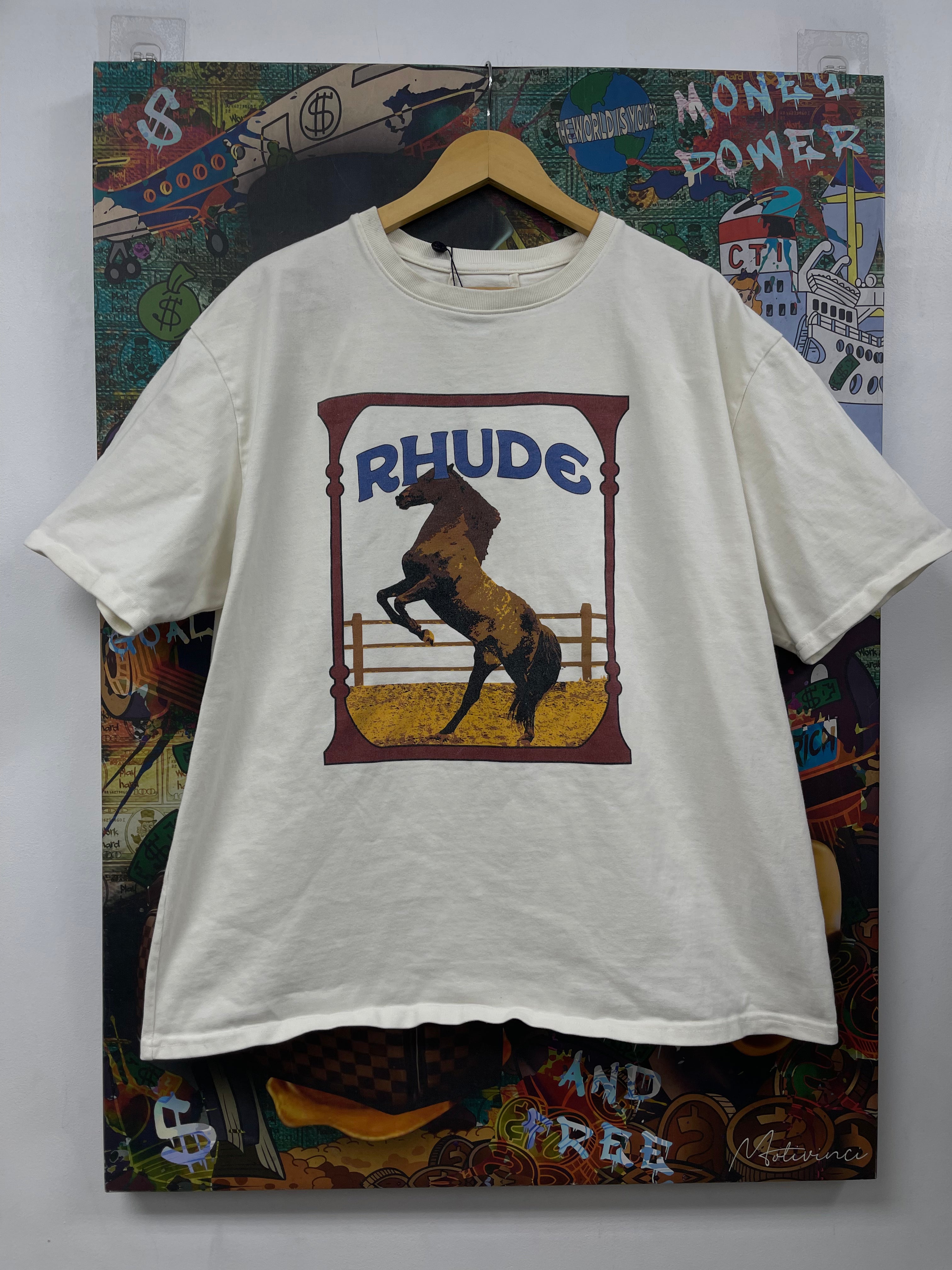 Rhude Cream Stable Tee