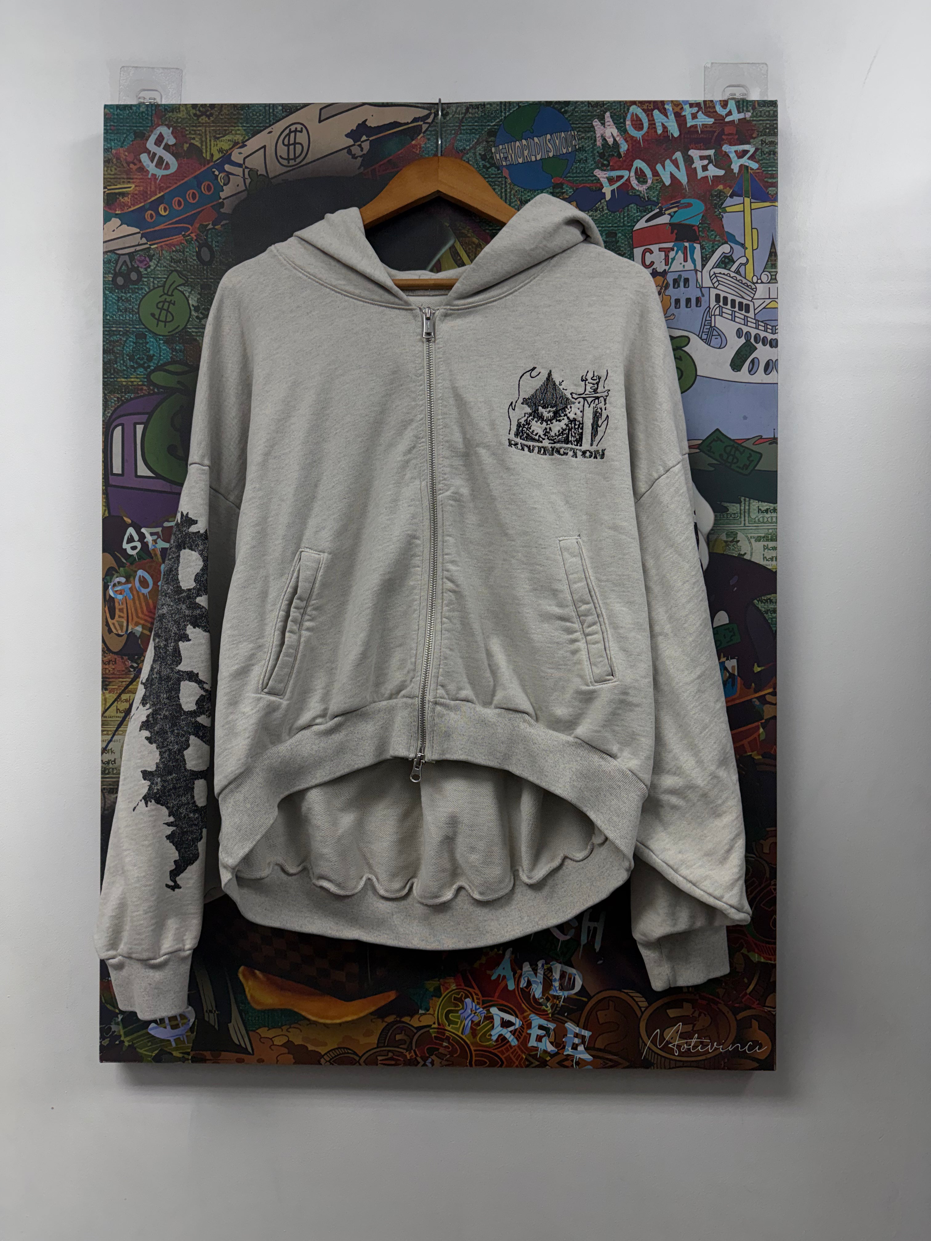 Rivington Grey Reaper Hoodie