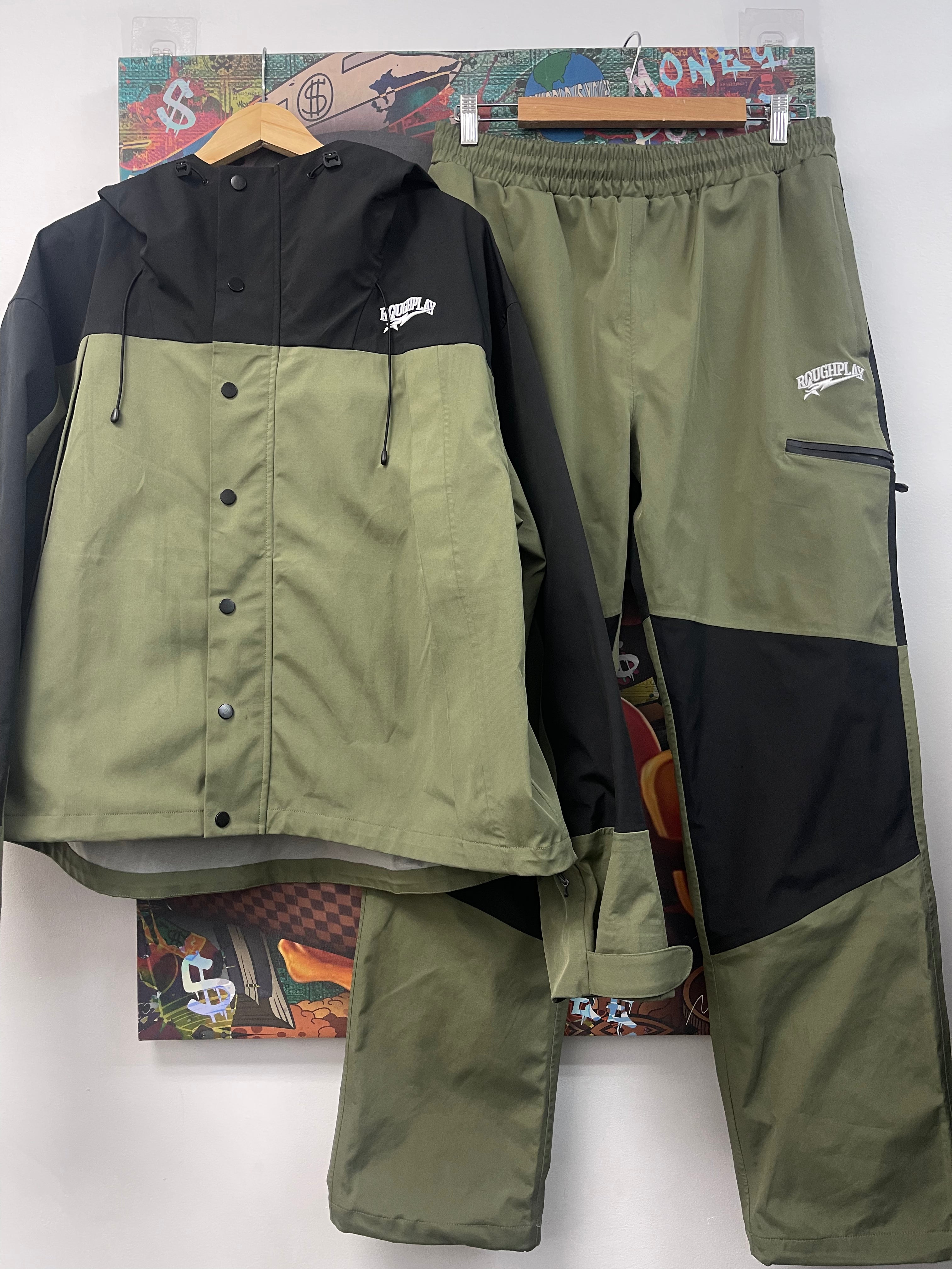 Roughplay Olive Black Track Suit