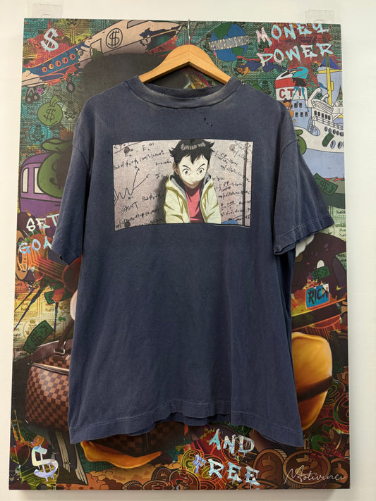 Saint Michael Navy Distressed Pluto Tee