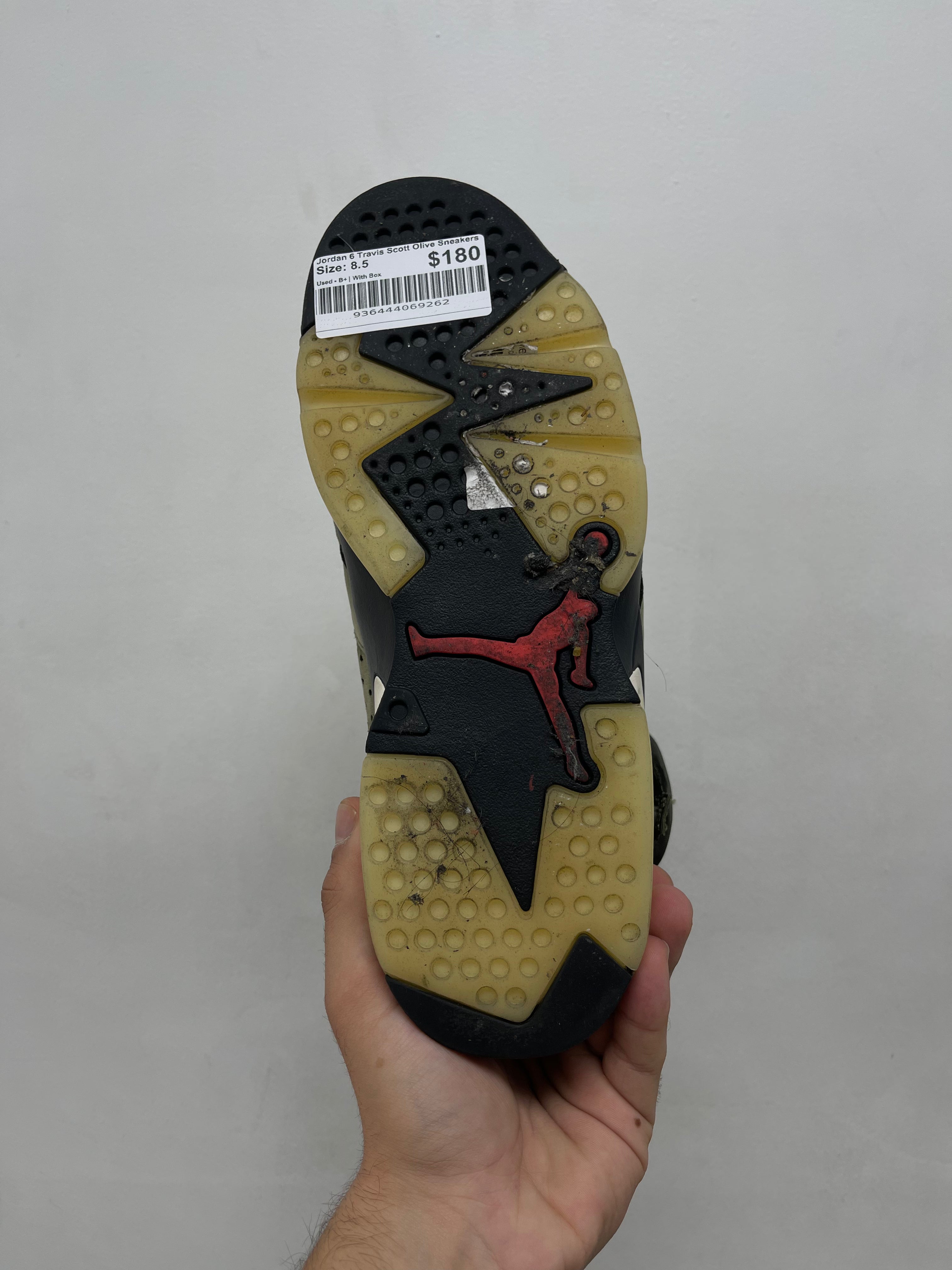 Jordan 6 Travis Scott Olive Sneakers